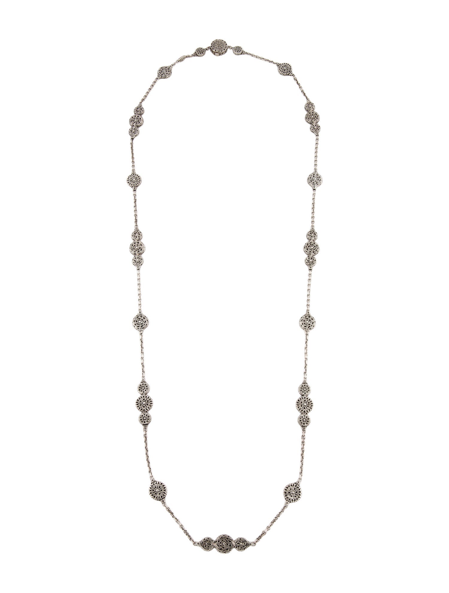 John Hardy Floral Station Necklace