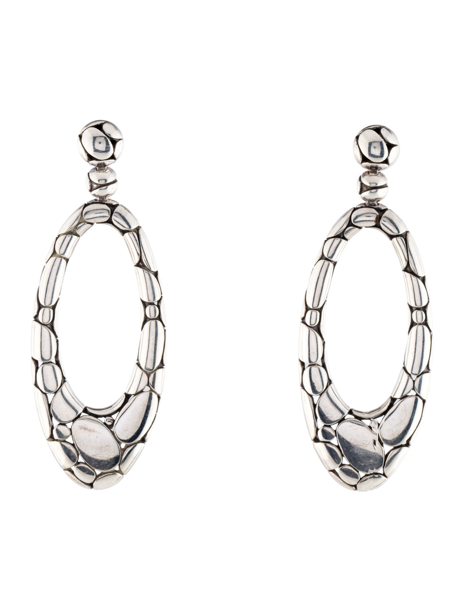 John Hardy Kali Oval Drop Earrings