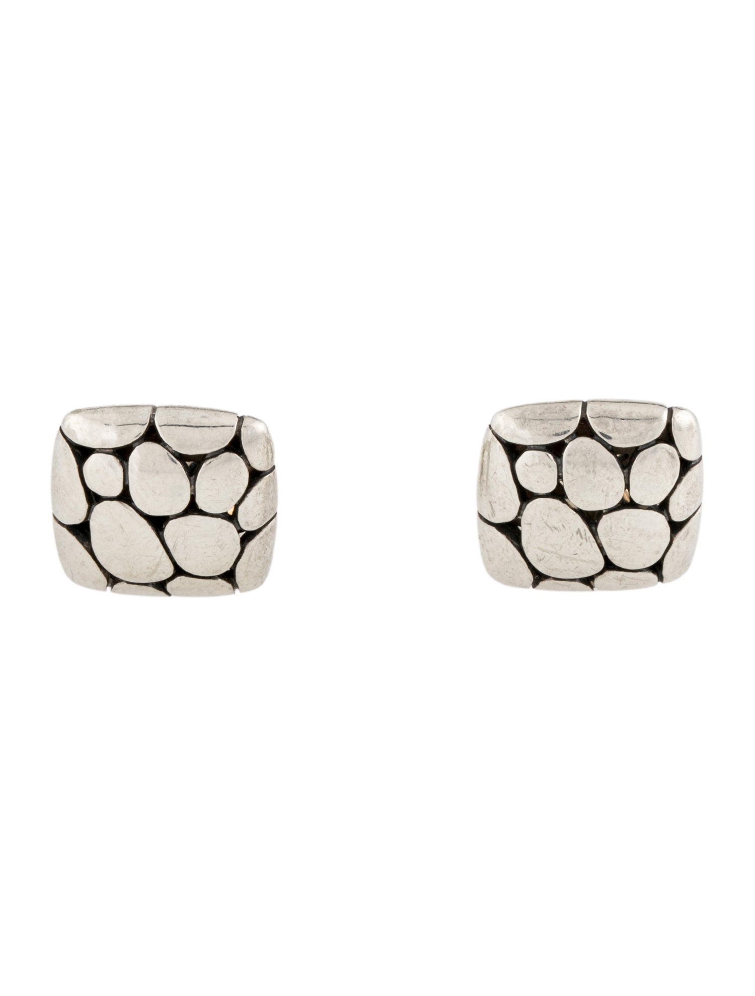 John Hardy Kali Pebble Cufflinks