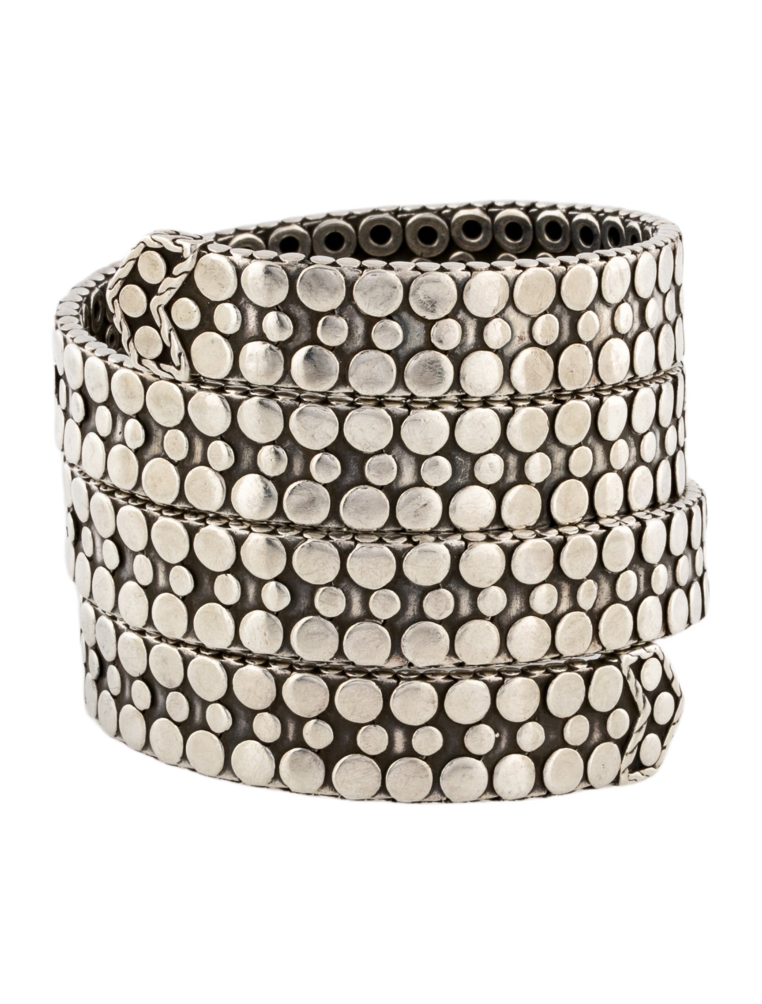 John Hardy Dot Triple Coil Bracelet