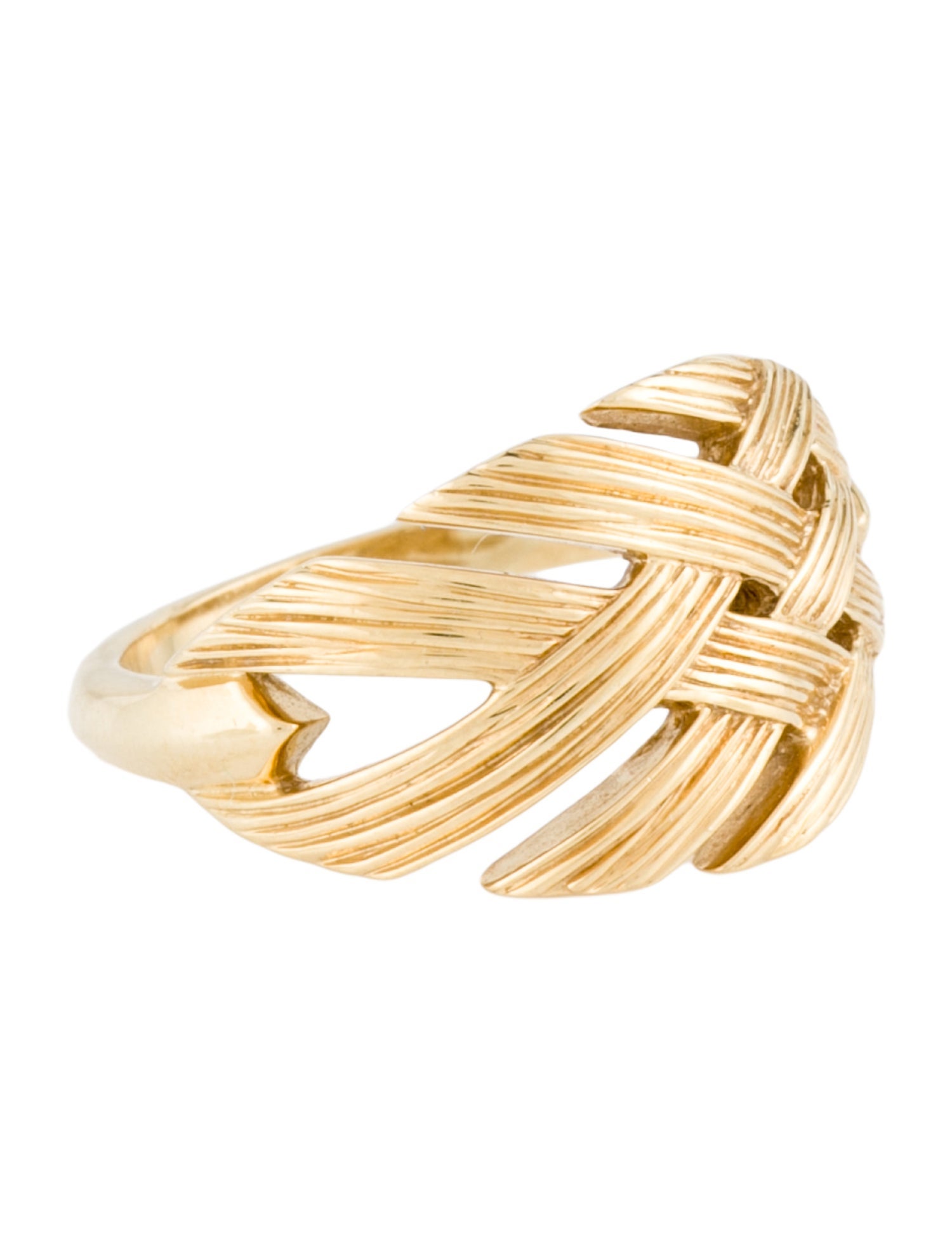 John Hardy 18K Palm Frond Band