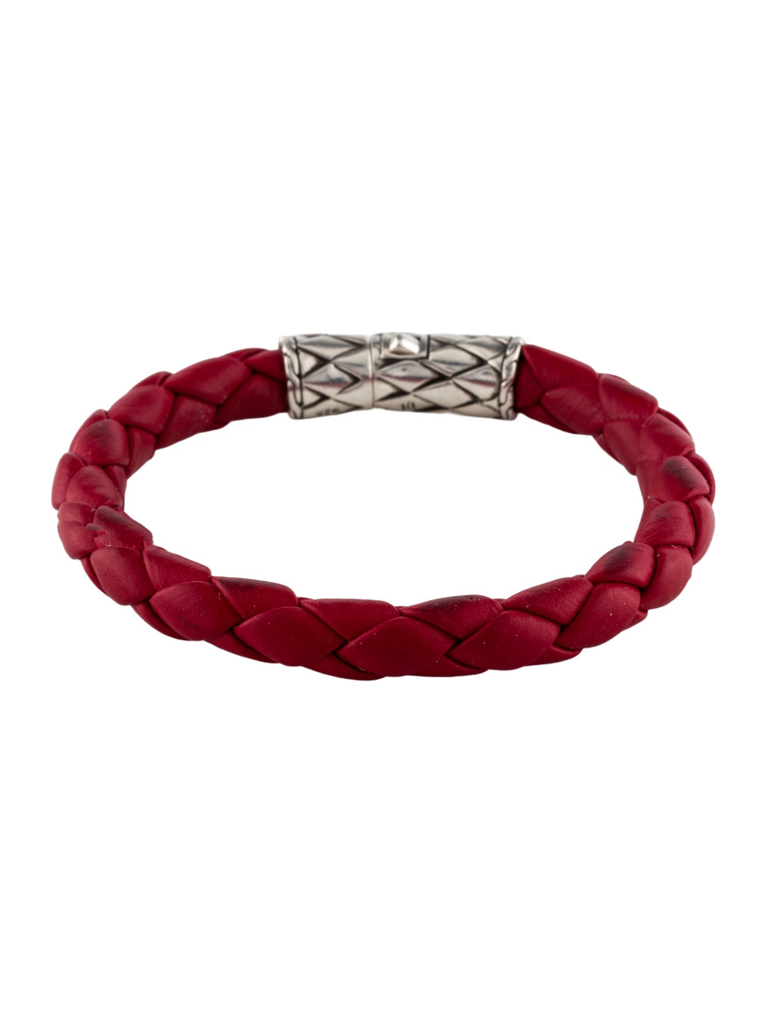 John Hardy Braided Leather Naga Bracelet