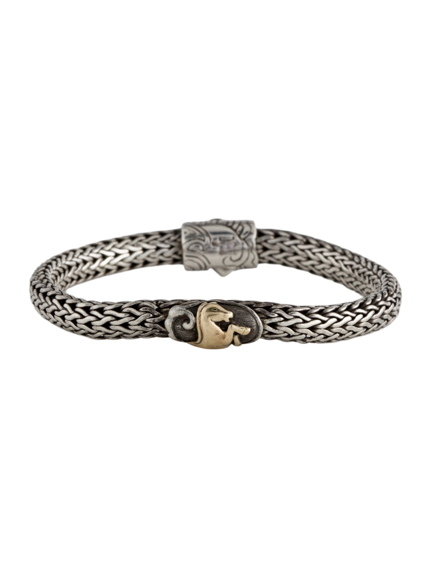 John Hardy Two Tone Baby Horse Bracelet