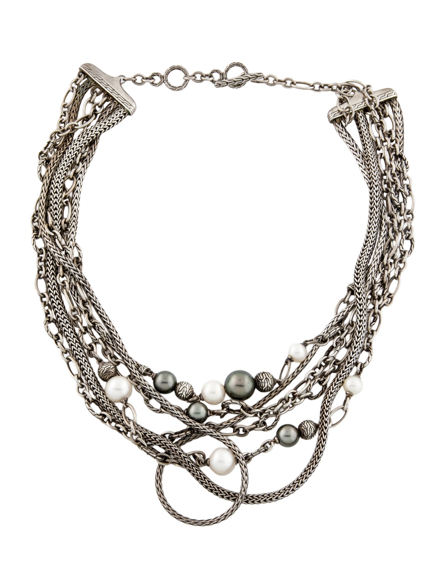 John Hardy Pearl Multistrand Necklace