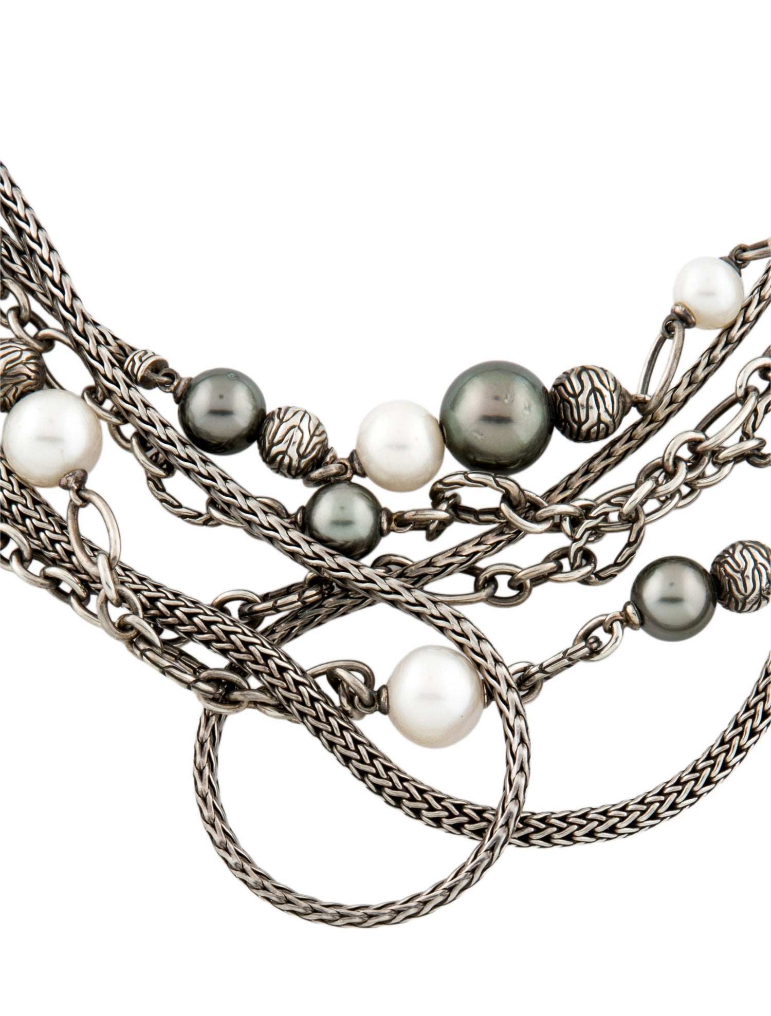 John Hardy Pearl Multistrand Necklace