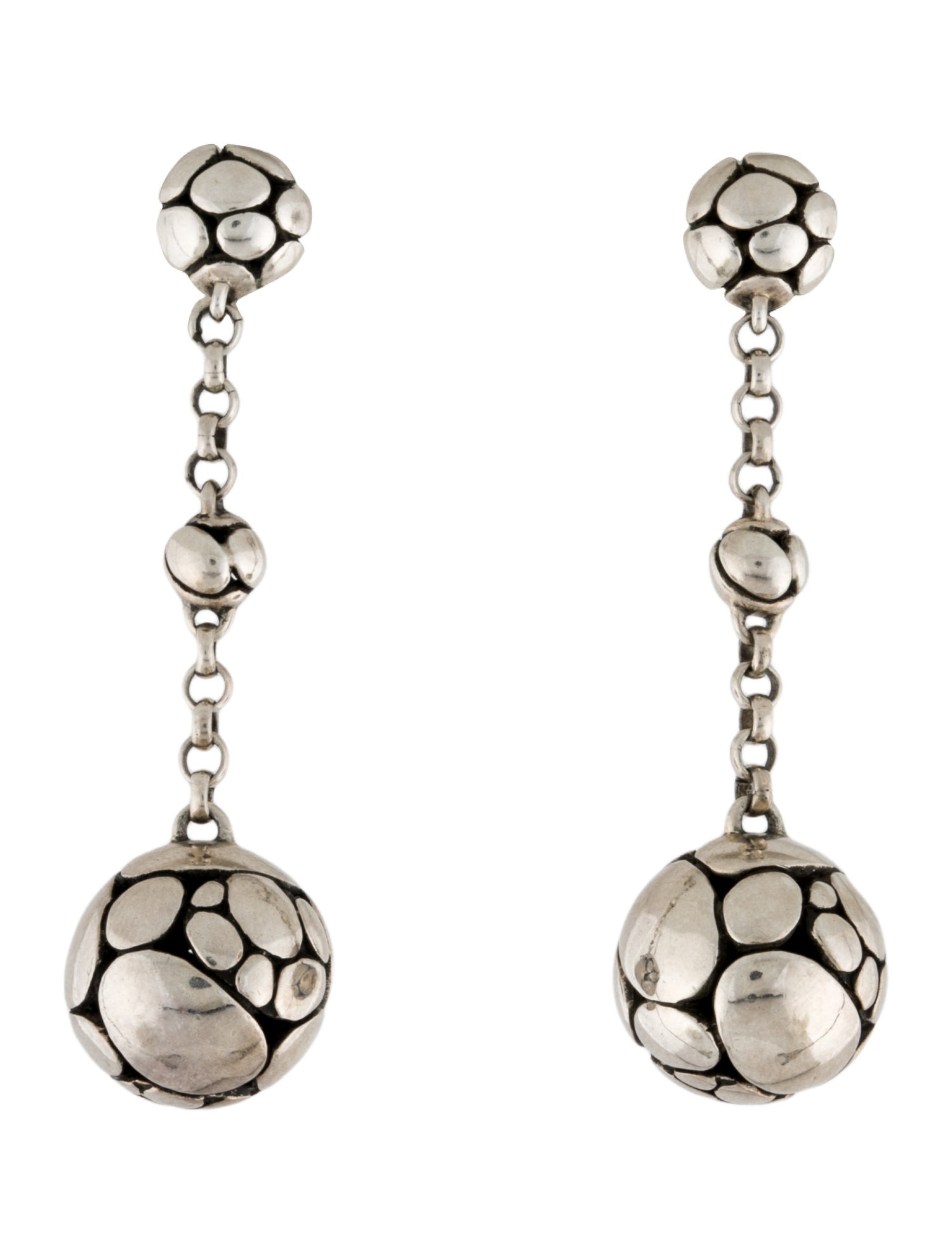 John Hardy Kali Ball Drop Earrings