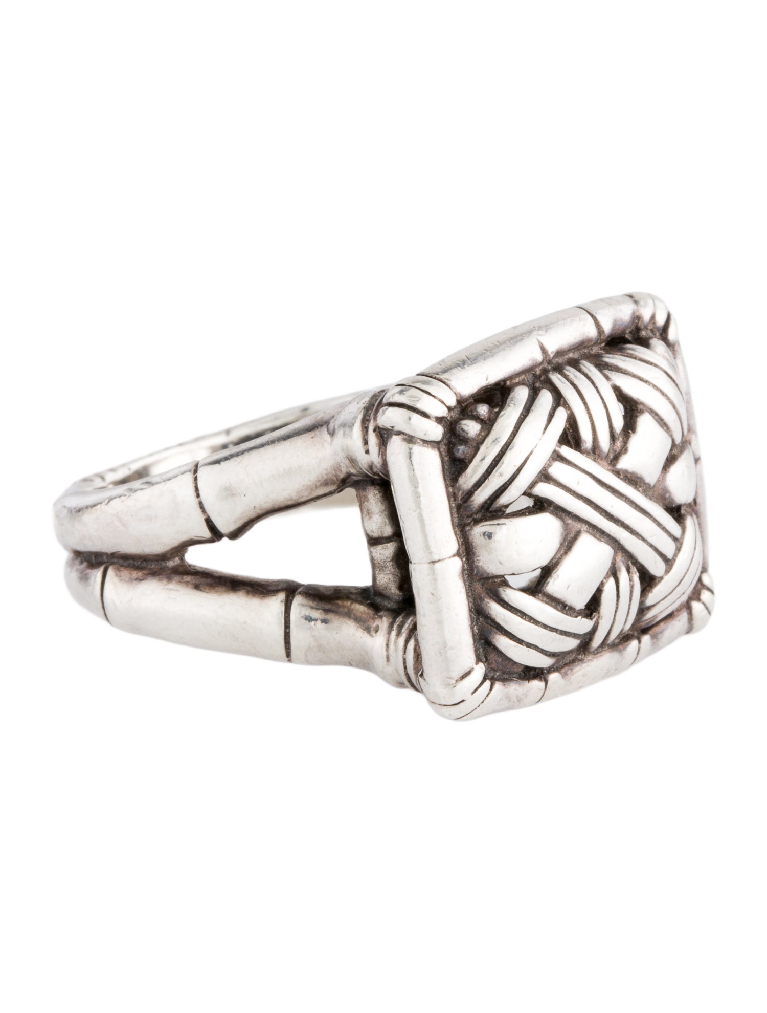John Hardy Woven Bamboo Ring