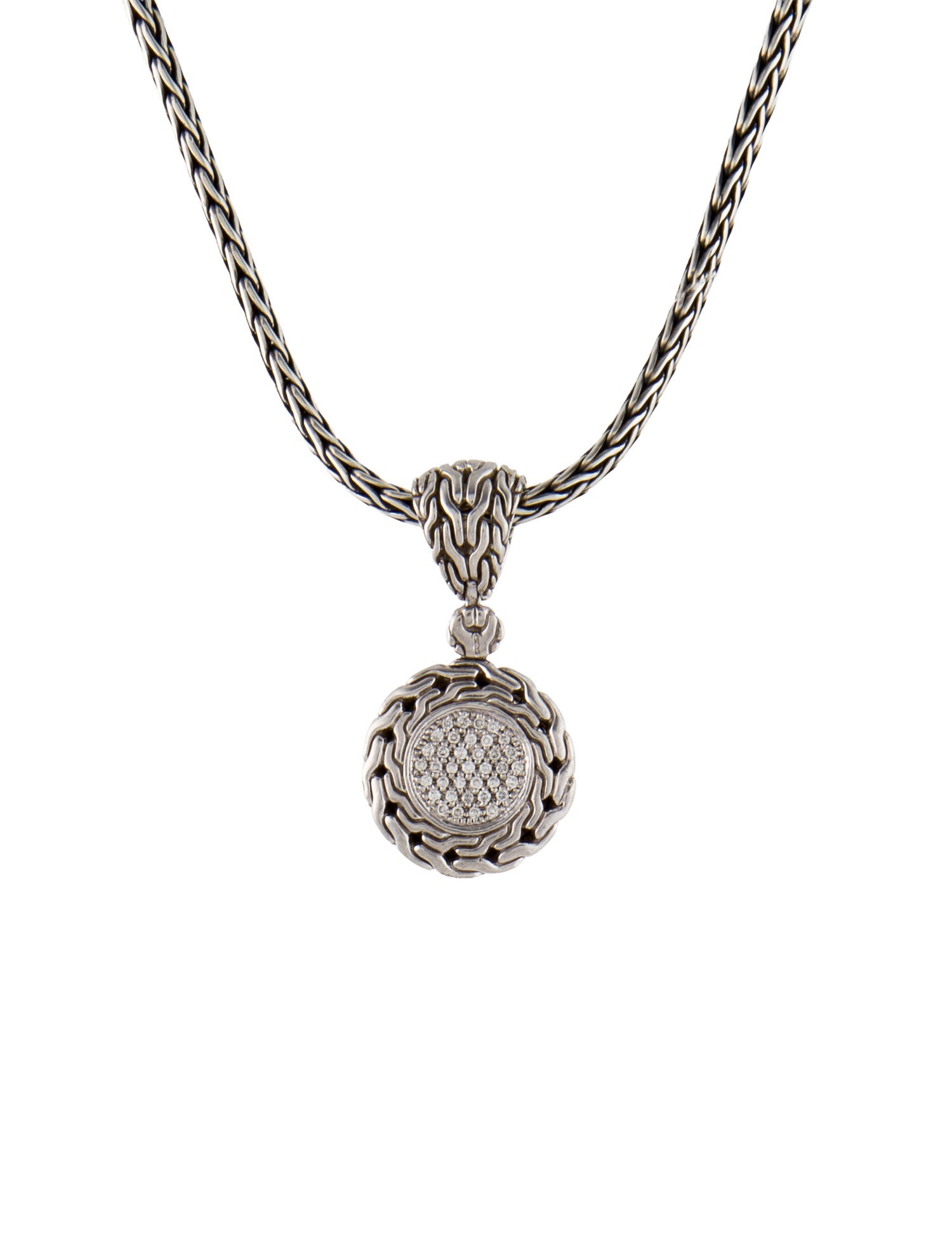 John Hardy Diamond Pendant Necklace