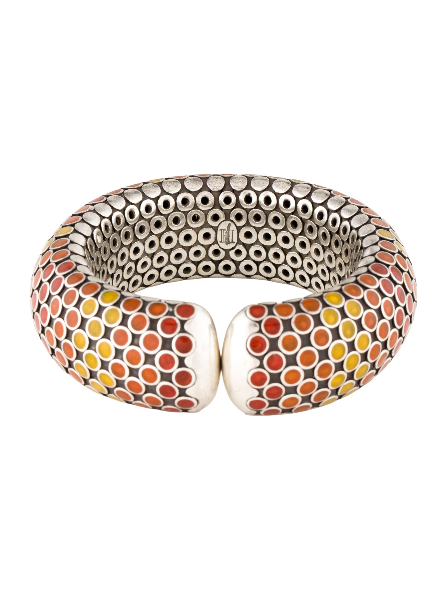 John Hardy Enamel Dot Flexible Cuff