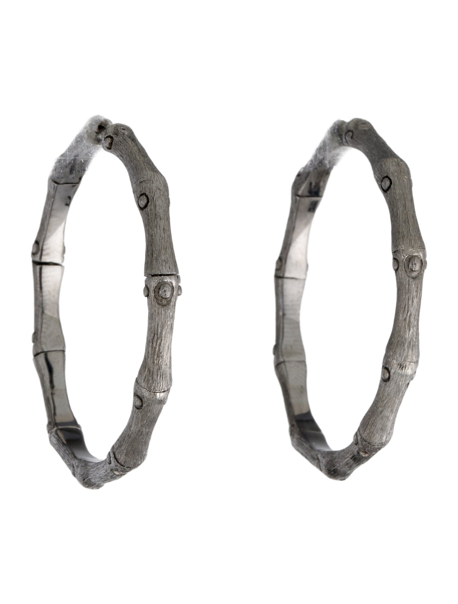 John Hardy Bamboo Hoop Earrings