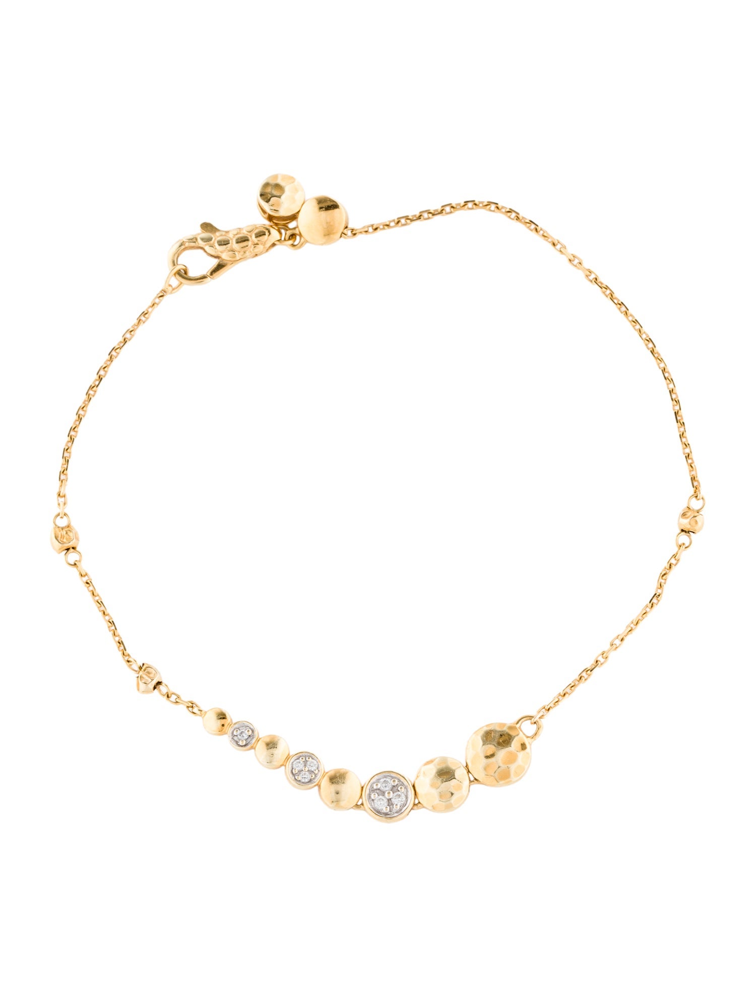 John Hardy 18K Diamond Link Bracelet