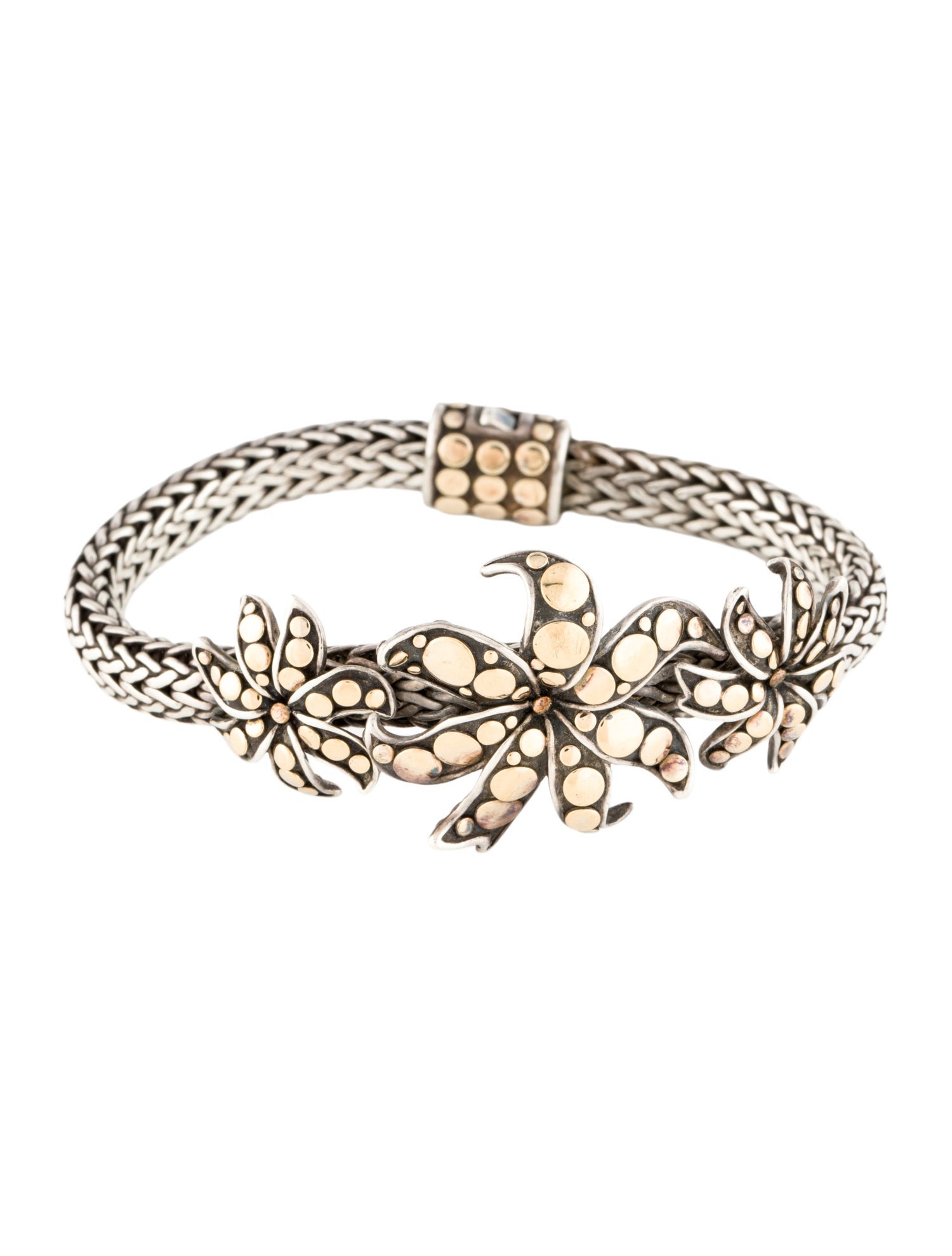 John Hardy Two-Tone Ayu Dot Jasmine Bracelet