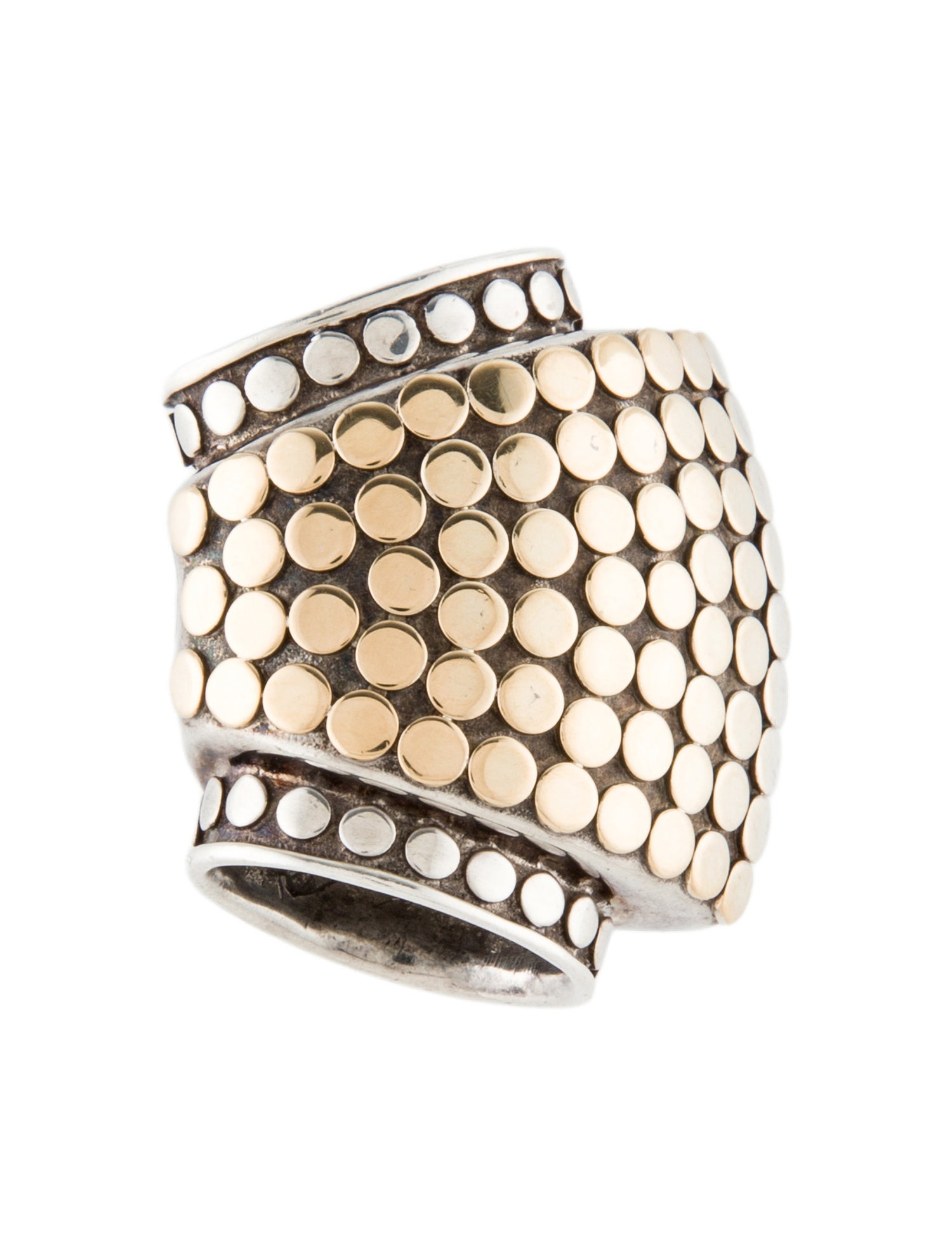 John Hardy Two-Tone Dot Slide Enhancer Pendant