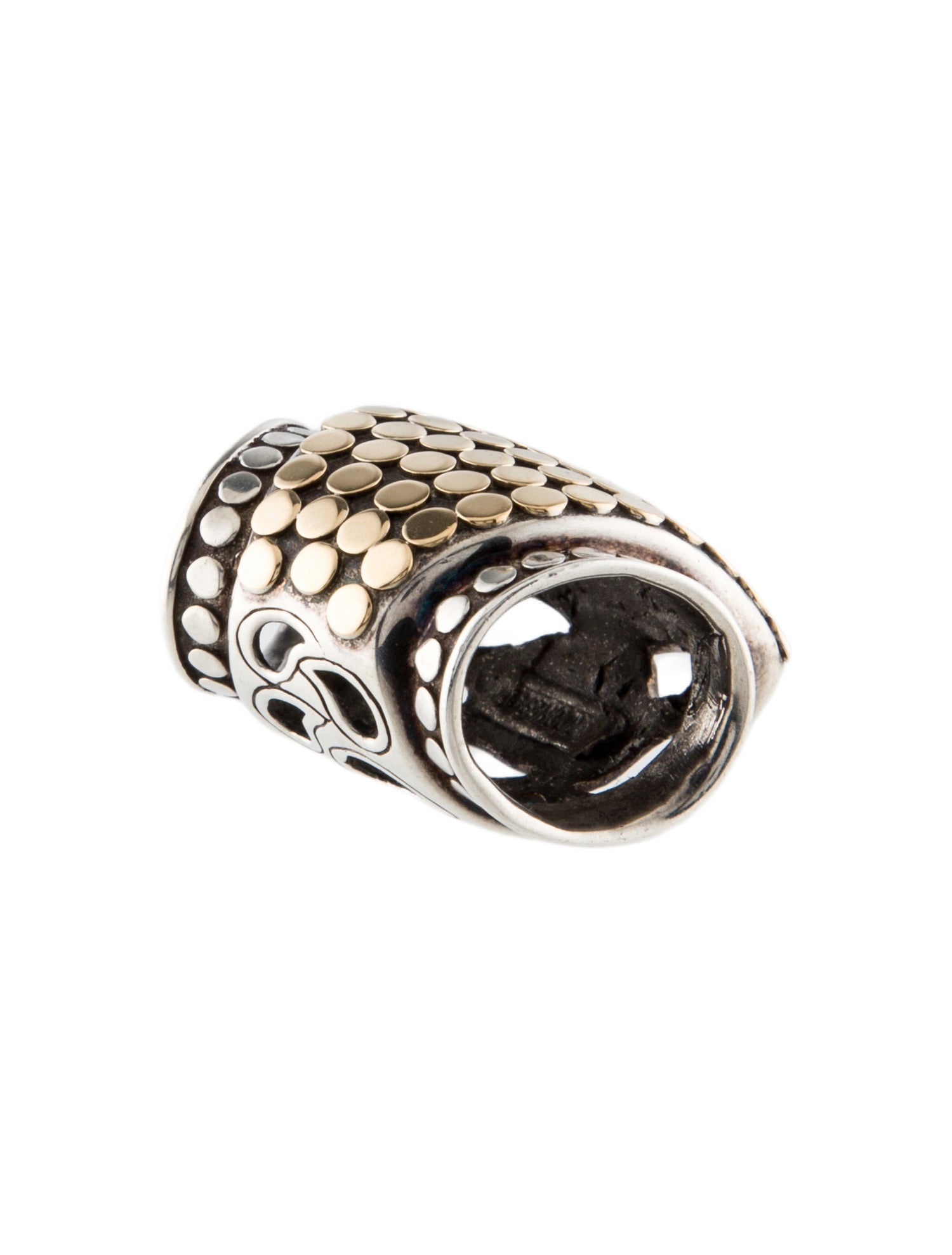 John Hardy Two-Tone Dot Slide Enhancer Pendant