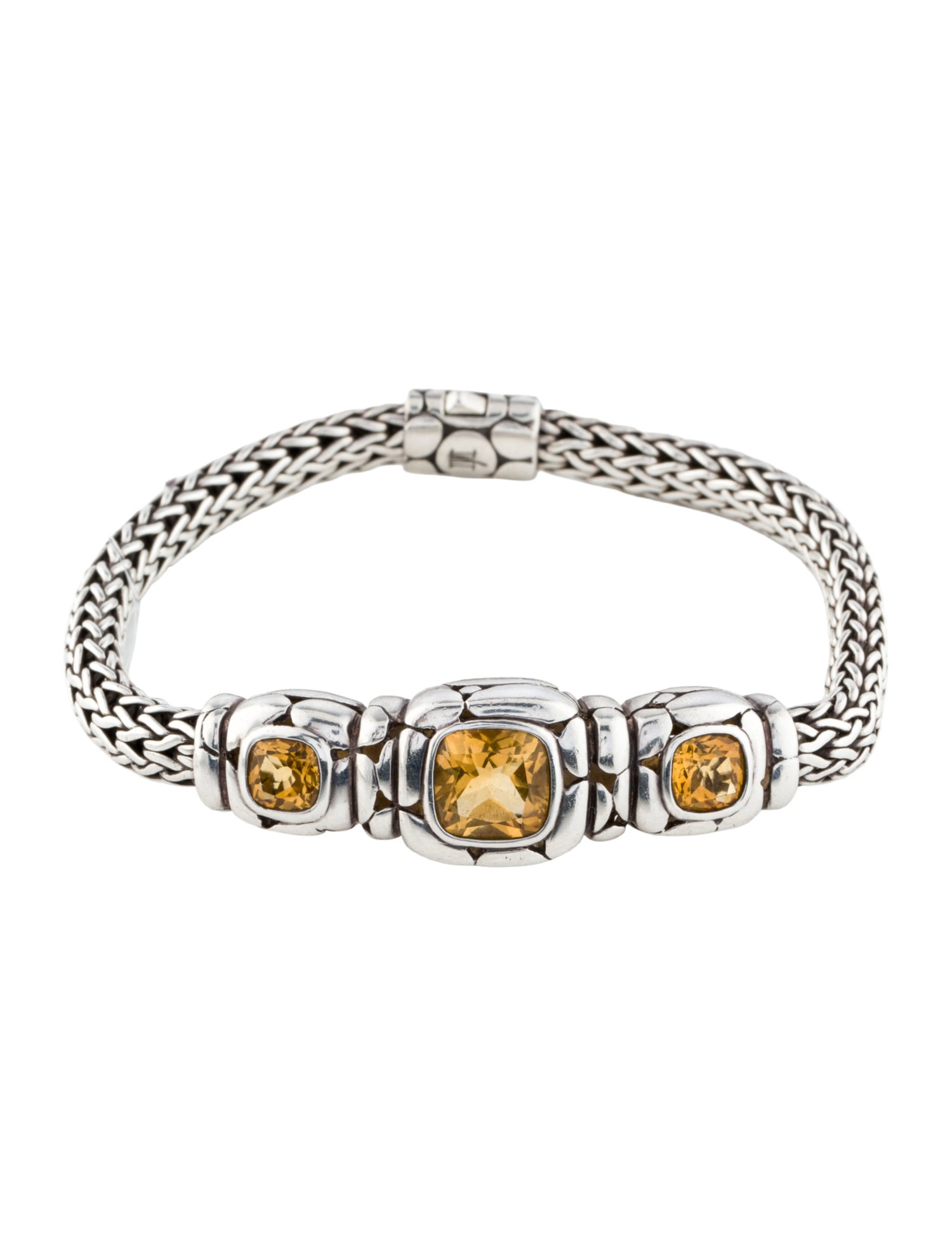 John Hardy Citrine Kali Station Bracelet