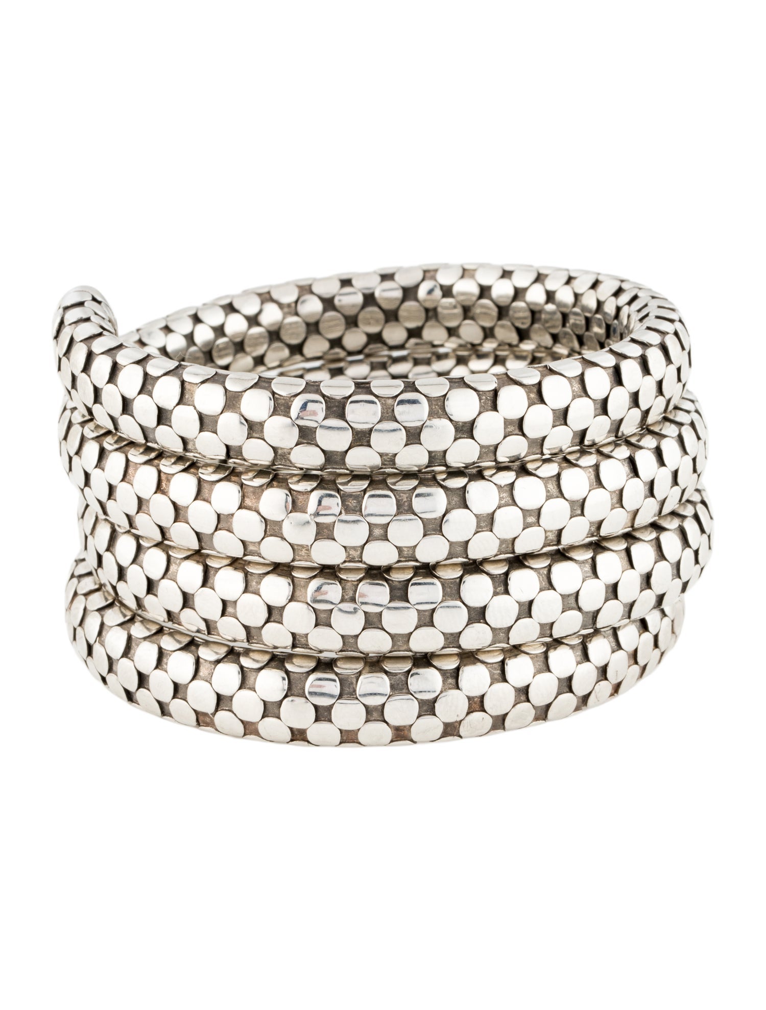 John Hardy Dot Triple Coil Bracelet