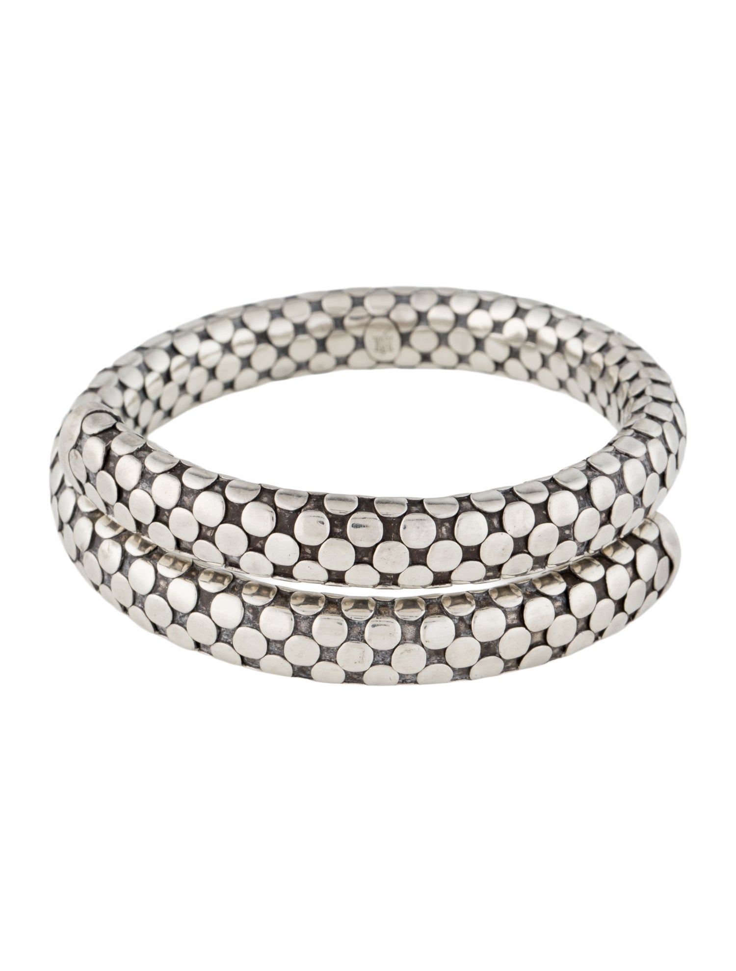 John Hardy Dot Single Coil Bracelet
