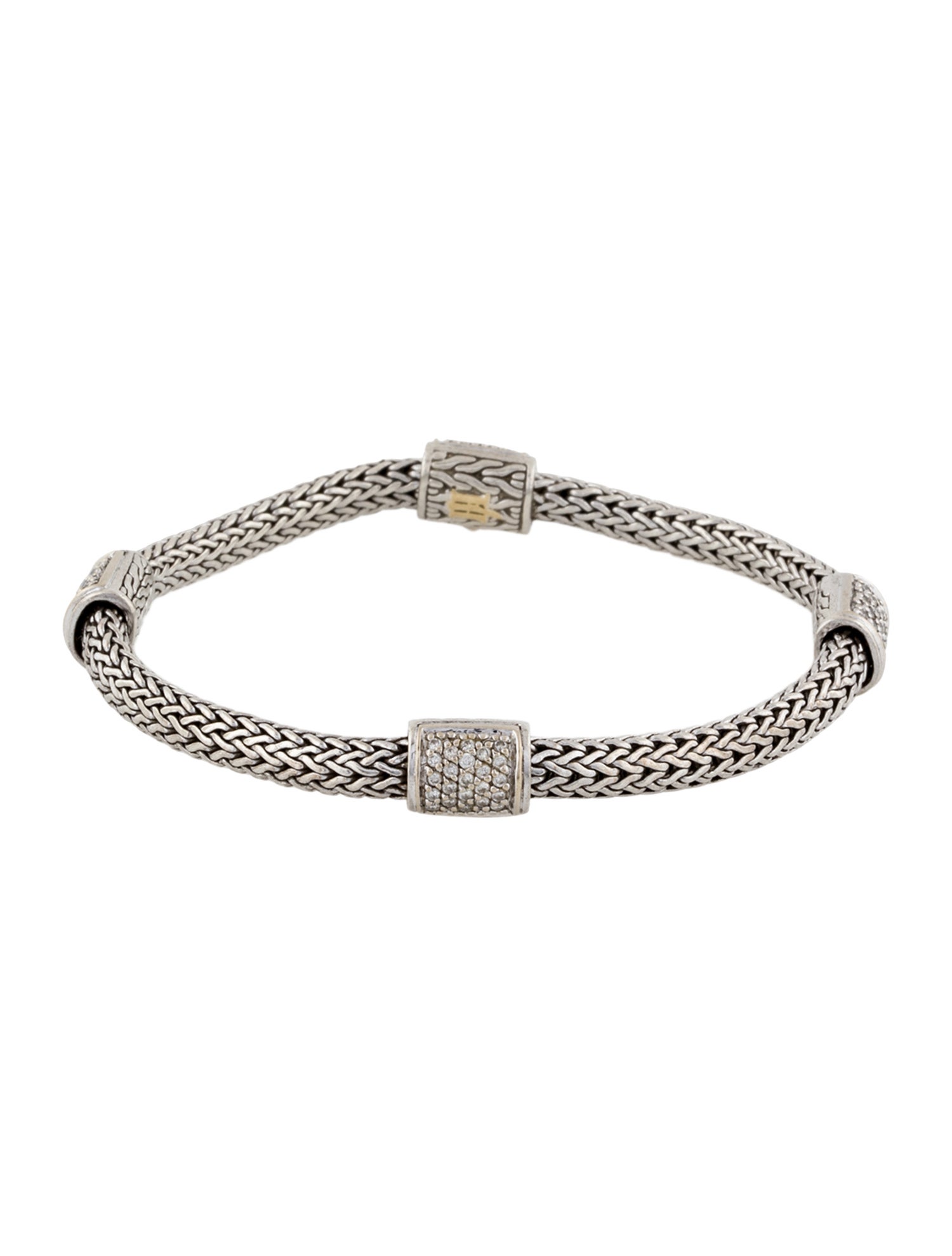 John Hardy Diamond Icon Station Bracelet