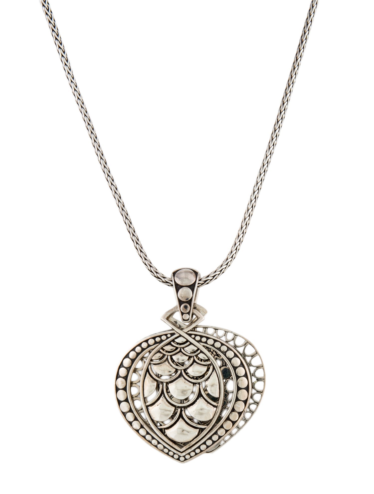 John Hardy Double Naga Pendant Necklace