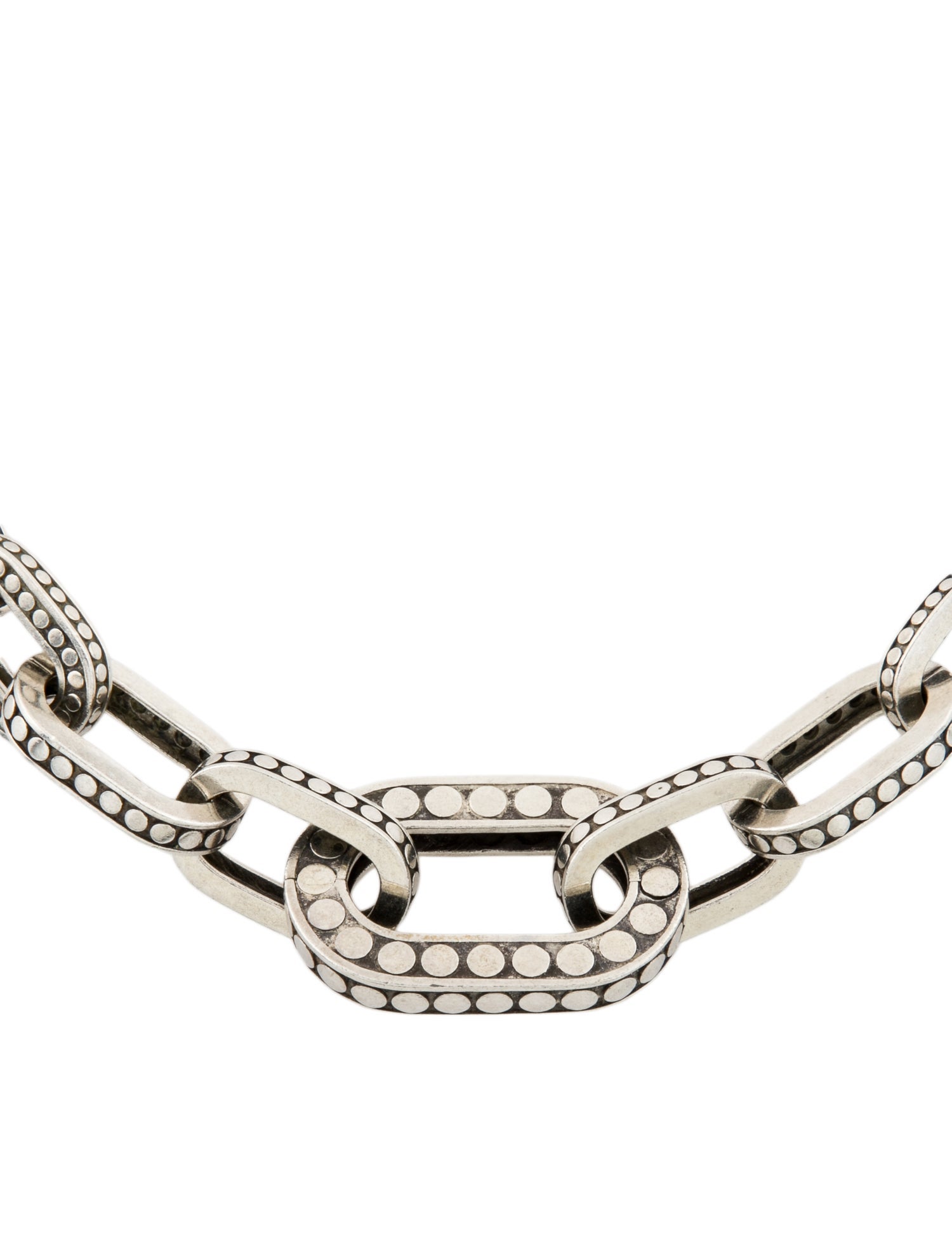John Hardy Dot Long Chain Link Necklace