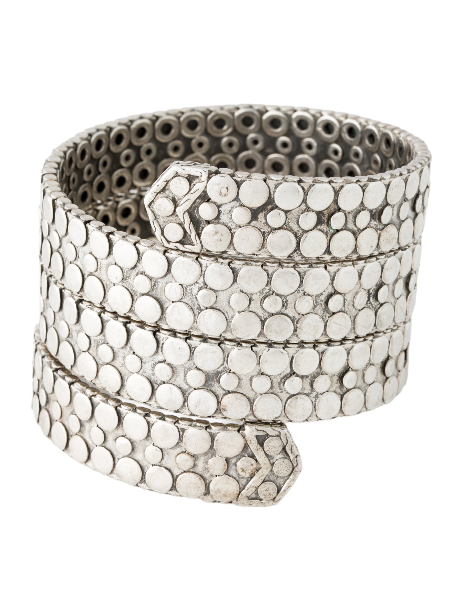 John Hardy Dot Flet Coil Bracelet