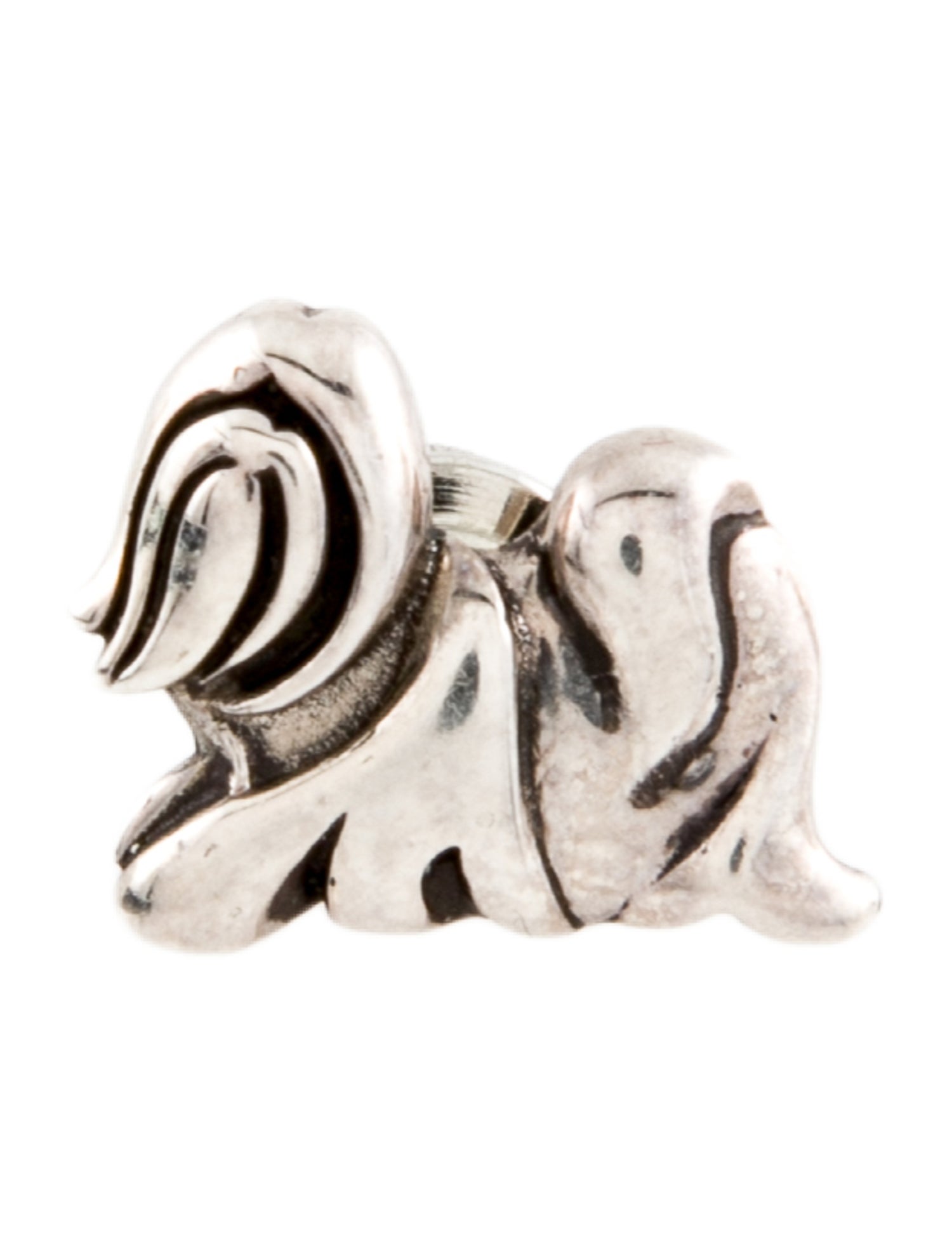 John Hardy Vintage Zodiac Dog Lapel Pin