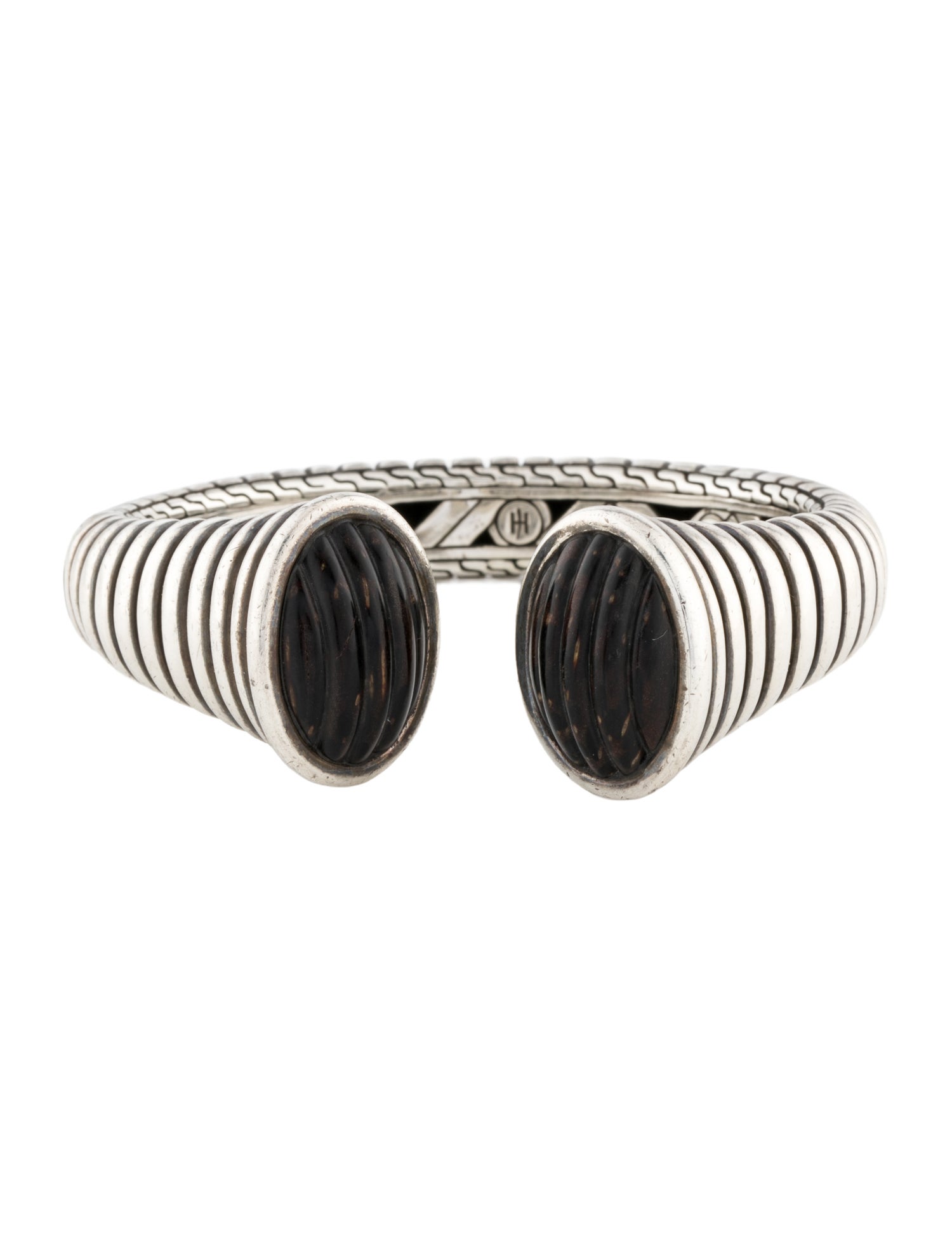 John Hardy Bedeg Wood Accent Kick Cuff Bracelet
