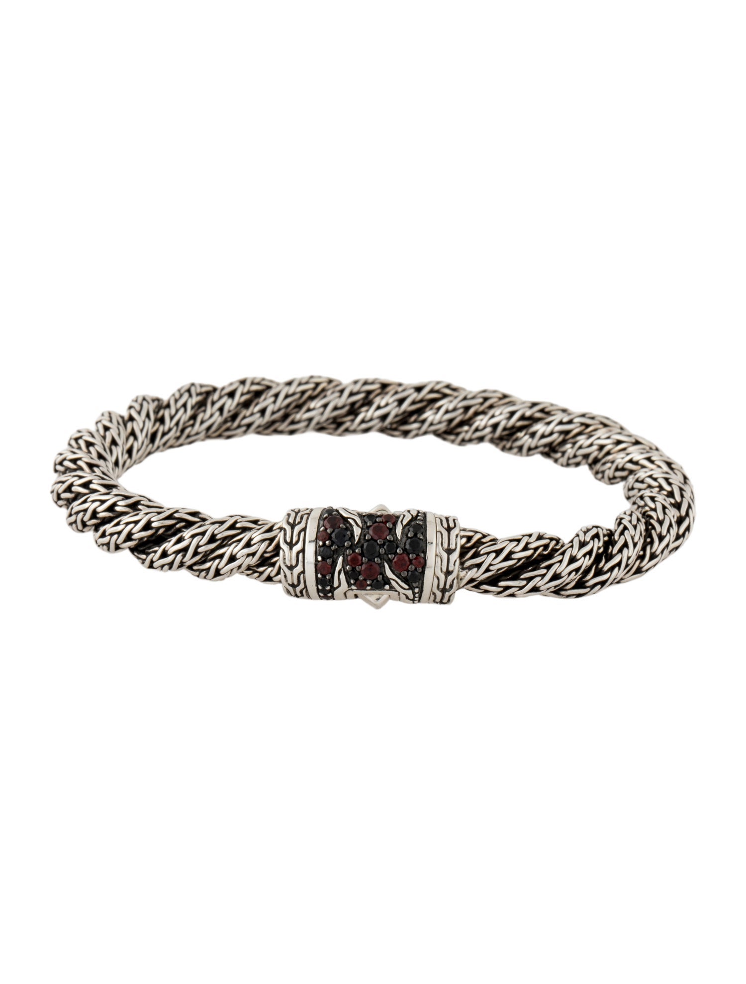 John Hardy Garnet, Sapphire & Spinel Palu Lava Bracelet