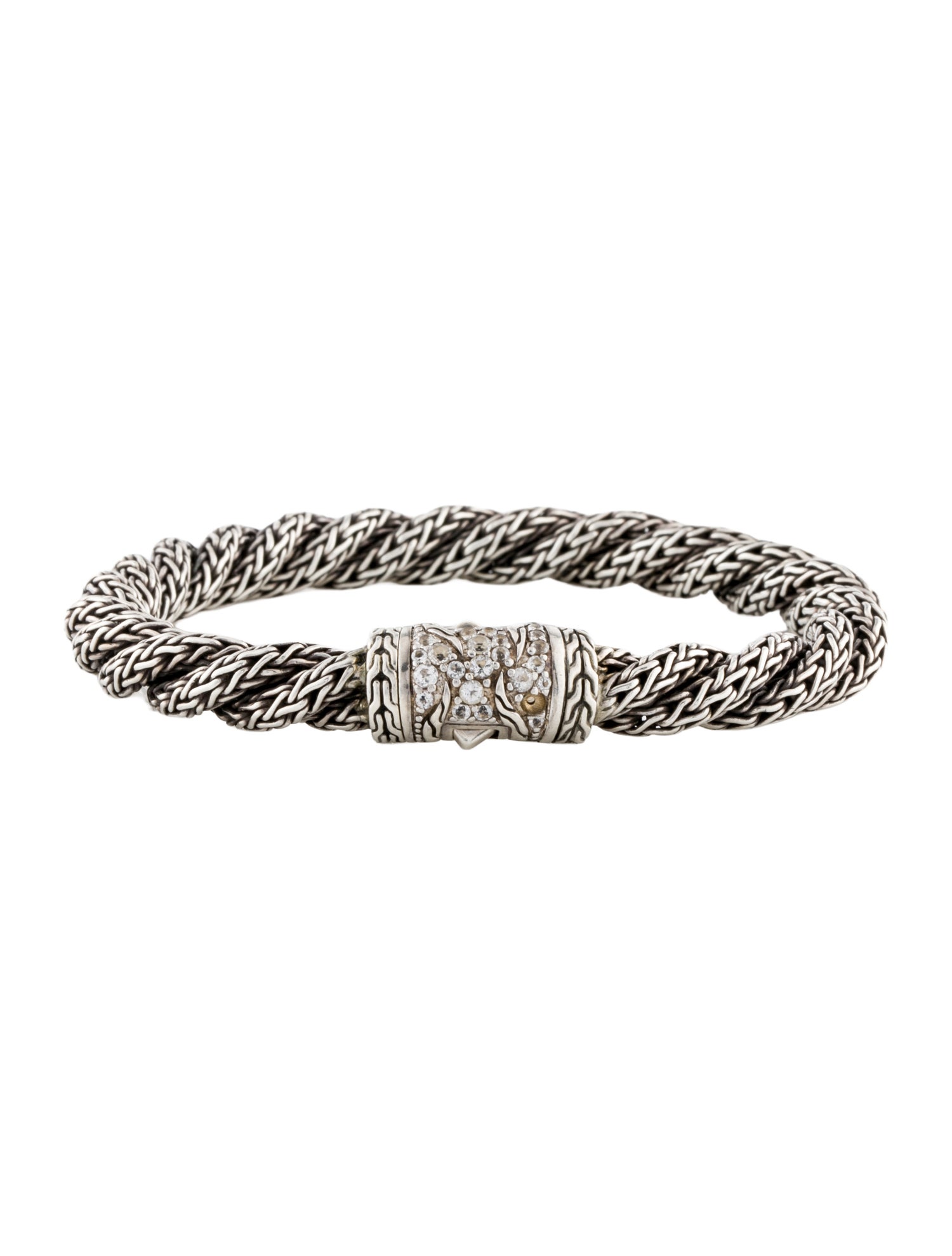 John Hardy Topaz Twist Classic Chain Bracelet