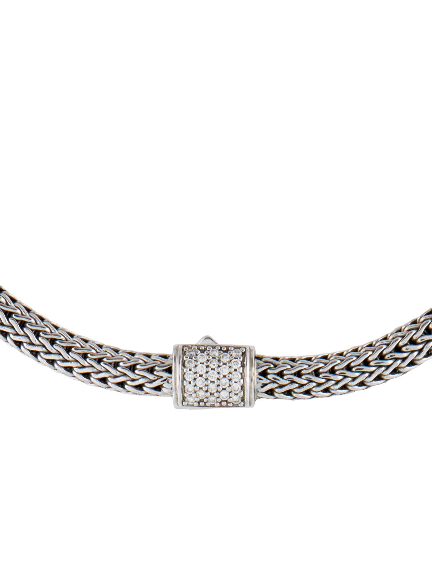 John Hardy Diamond Classic Chain Necklace