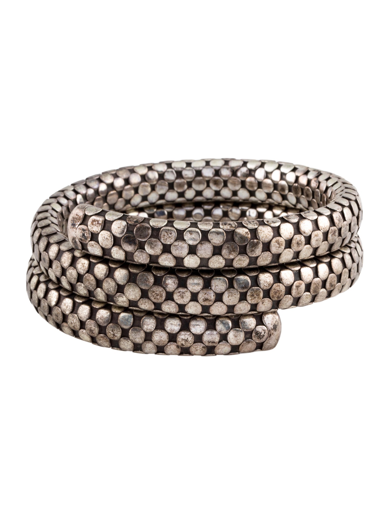 John Hardy Dot Wrap Bangle Bracelet