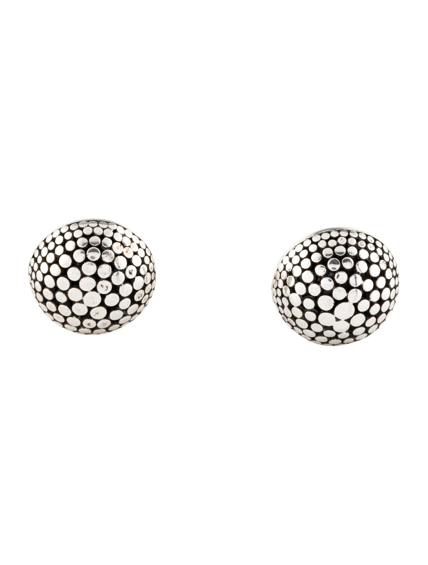 John Hardy Dot Circle Dome Cufflinks