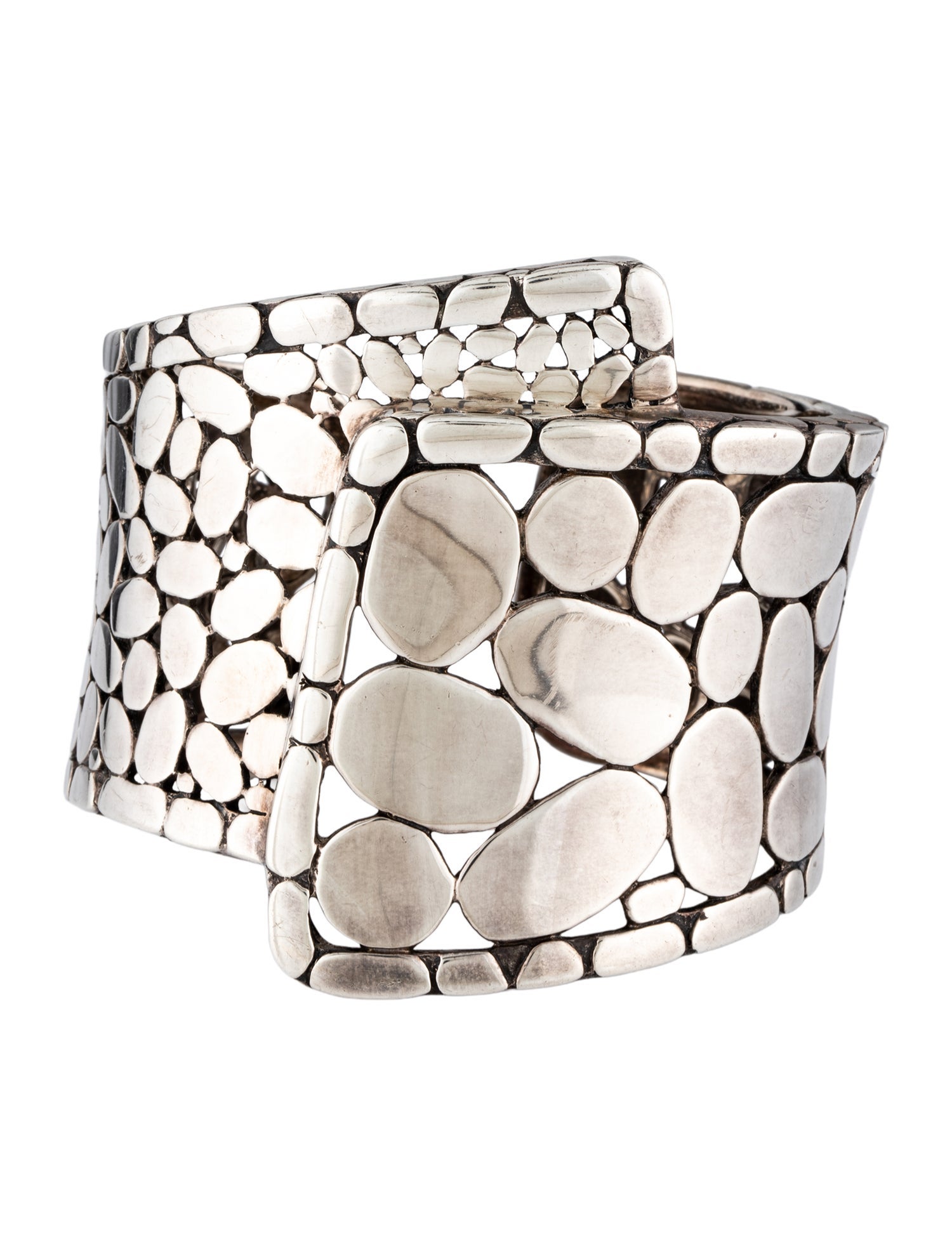 John Hardy John Hardy Kali Pebble Overlap Cuff