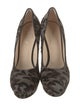 Julia Haart Ponyhair Camouflage Print Pumps