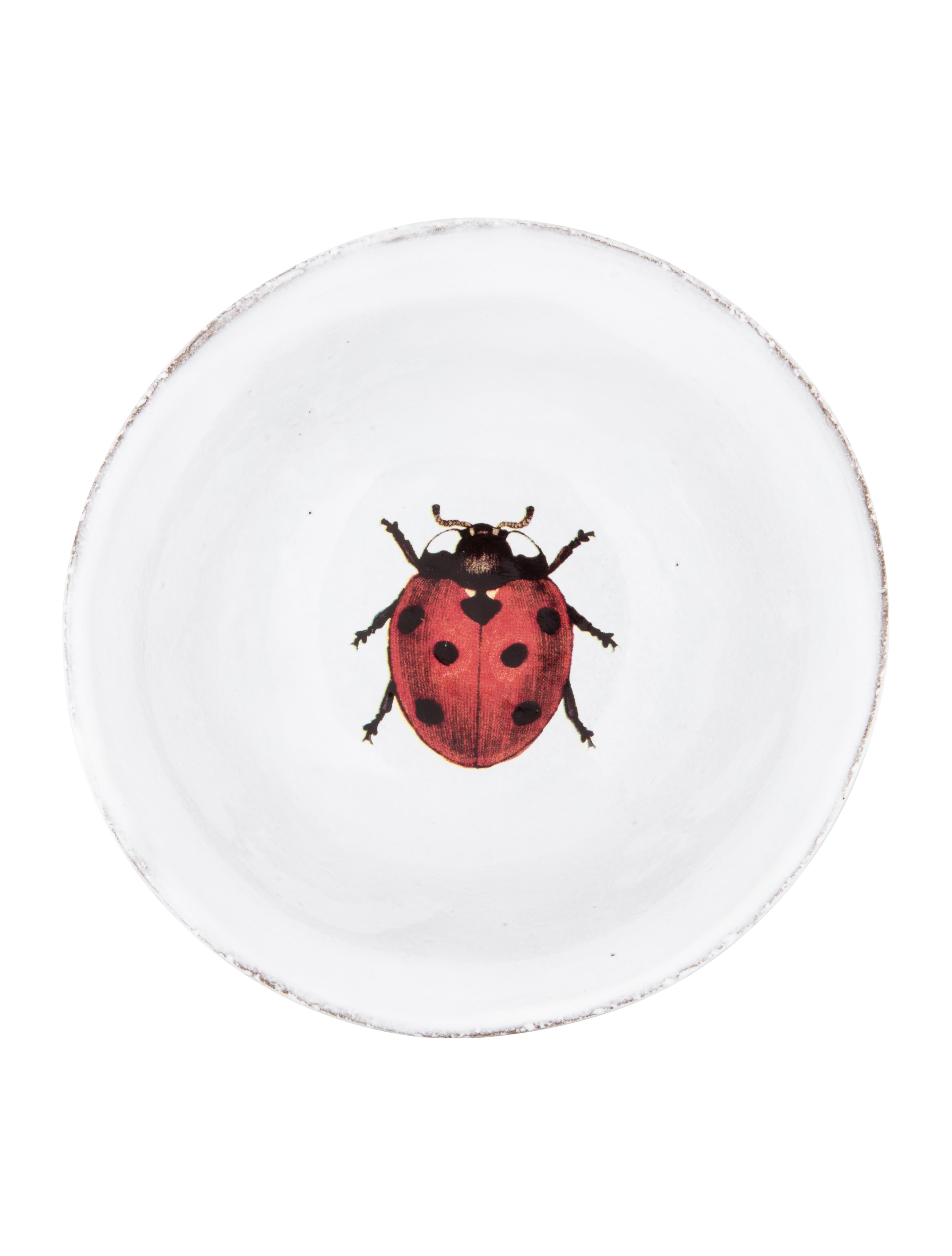 John Derian Astier de Villatte Ladybug Bowl