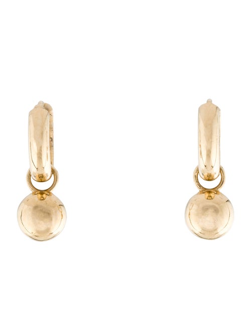 J. Hannah 14K Pearl Charm Drop Earrings