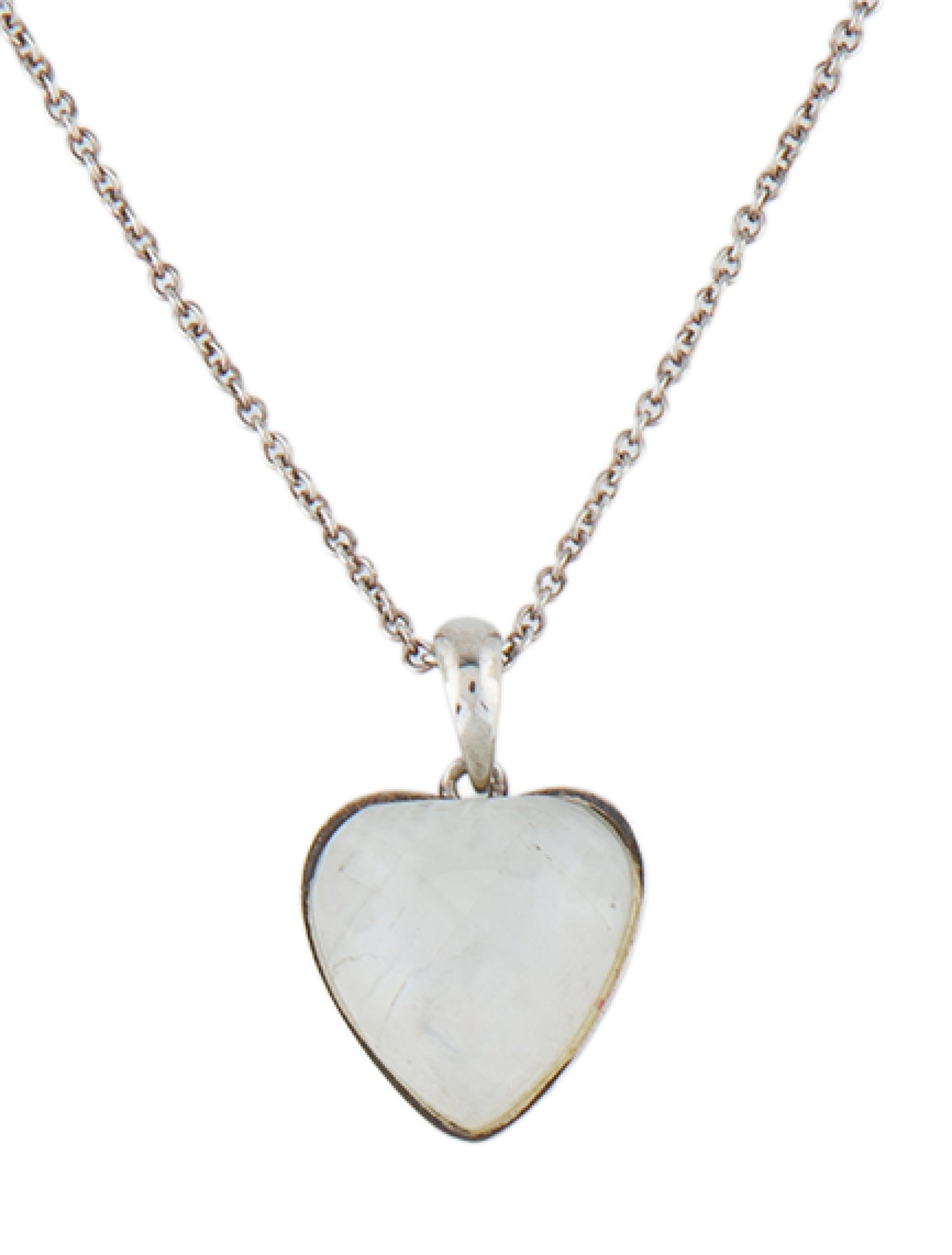 J. Hannah x Weyes Blood Moonstone Labradorite Hearts Aglow Pendant Necklace