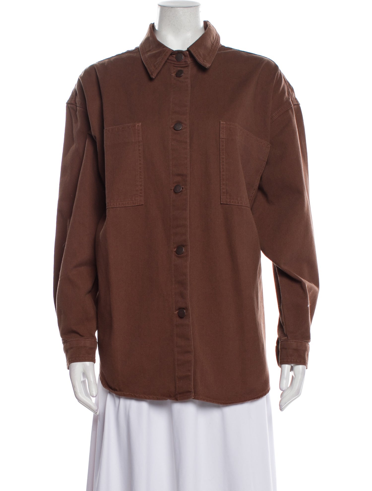 Renggli Long Sleeve Button-Up Top