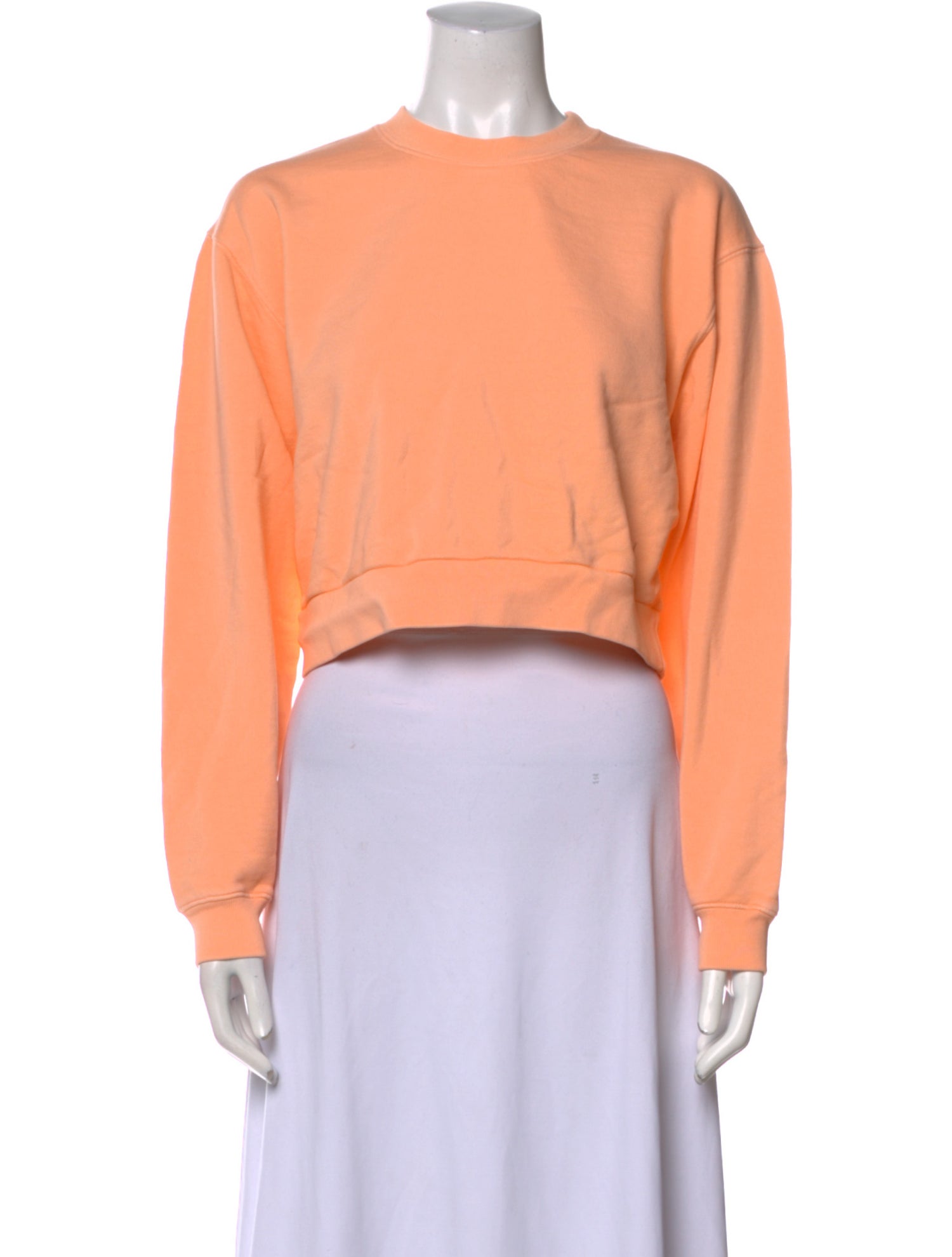 Renggli Crew Neck Long Sleeve Crop Top