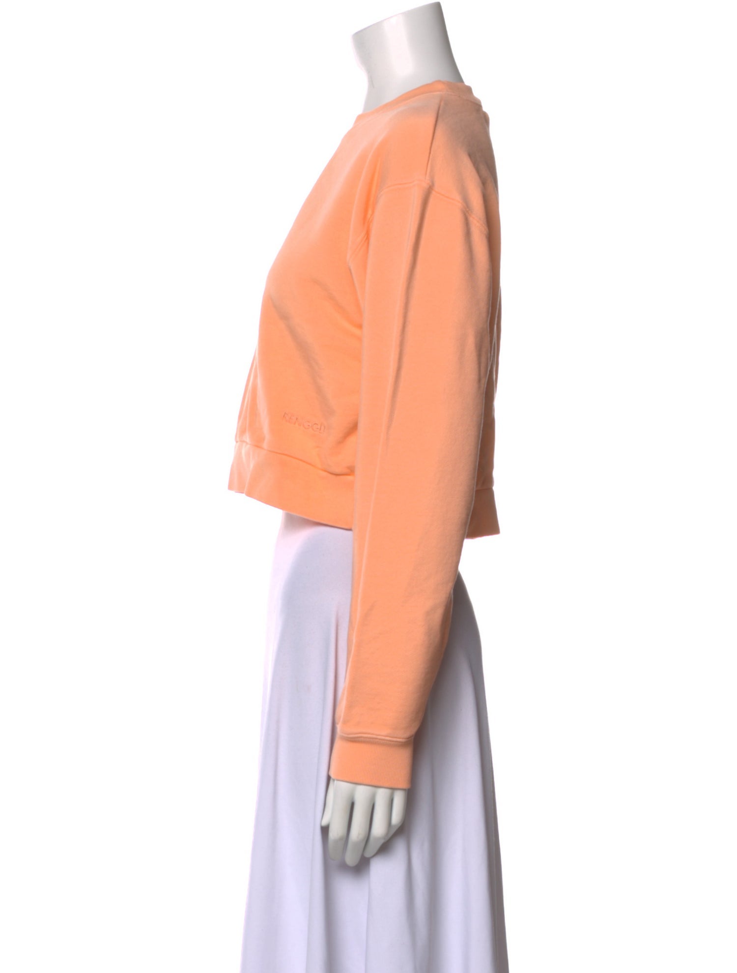 Renggli Crew Neck Long Sleeve Crop Top