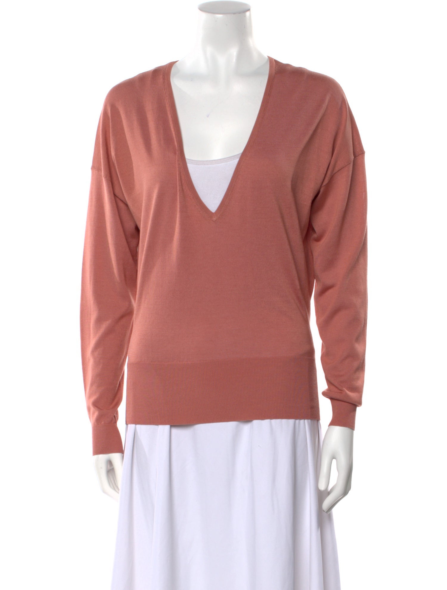 Renggli Silk V-Neck Sweater