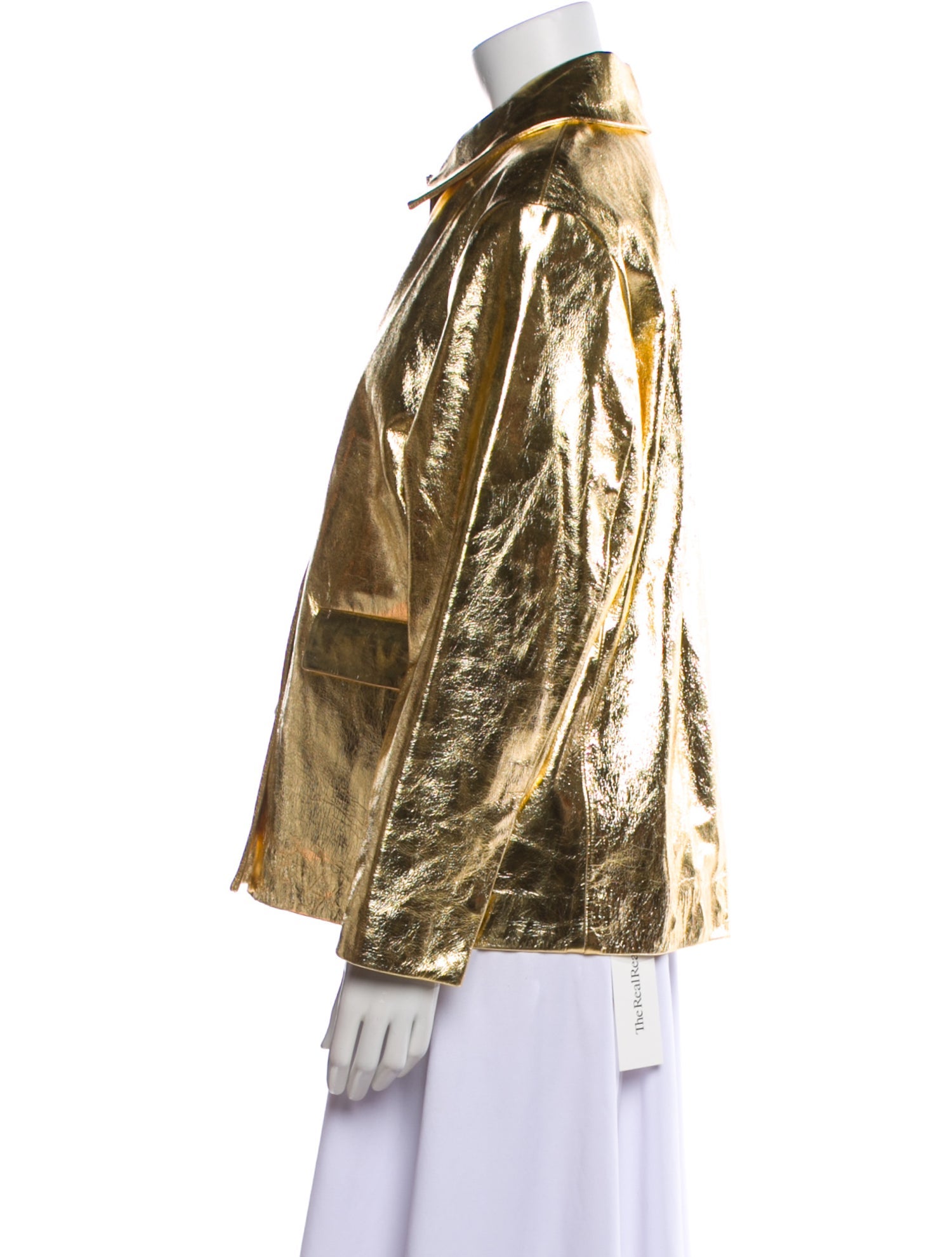 Renggli Leather Printed Jacket