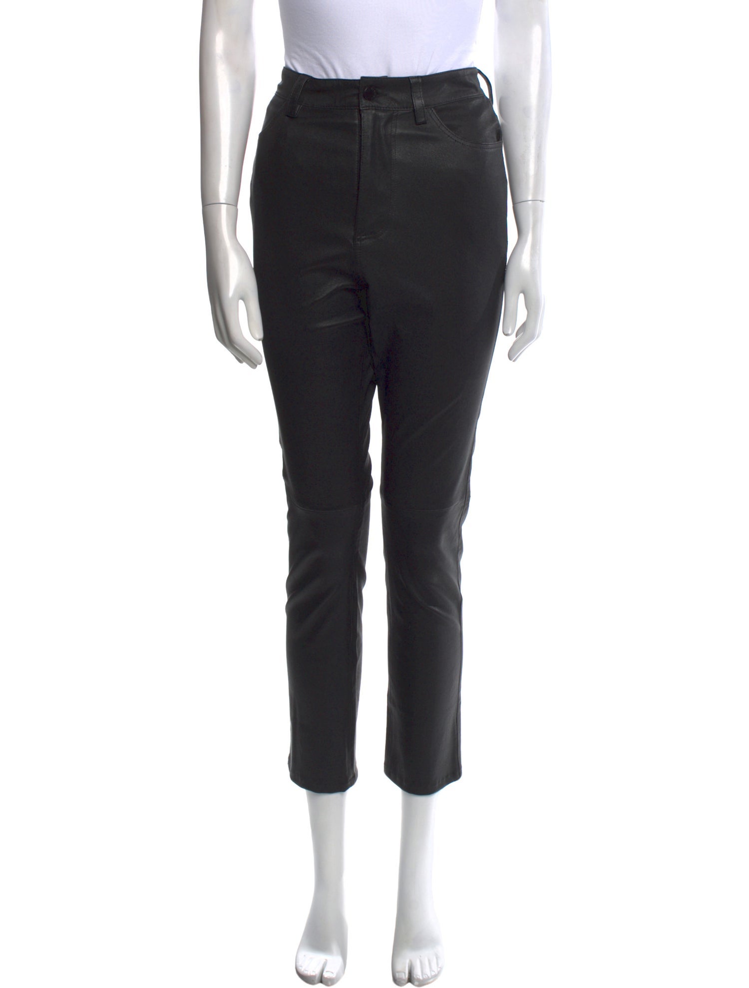 Renggli Lamb Leather Straight Leg Pants