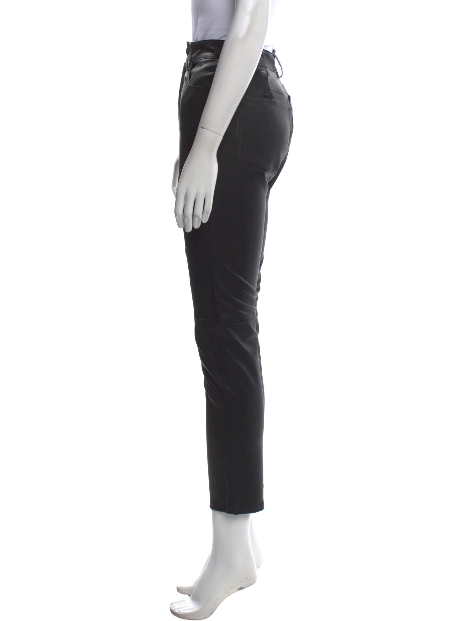 Renggli Lamb Leather Straight Leg Pants