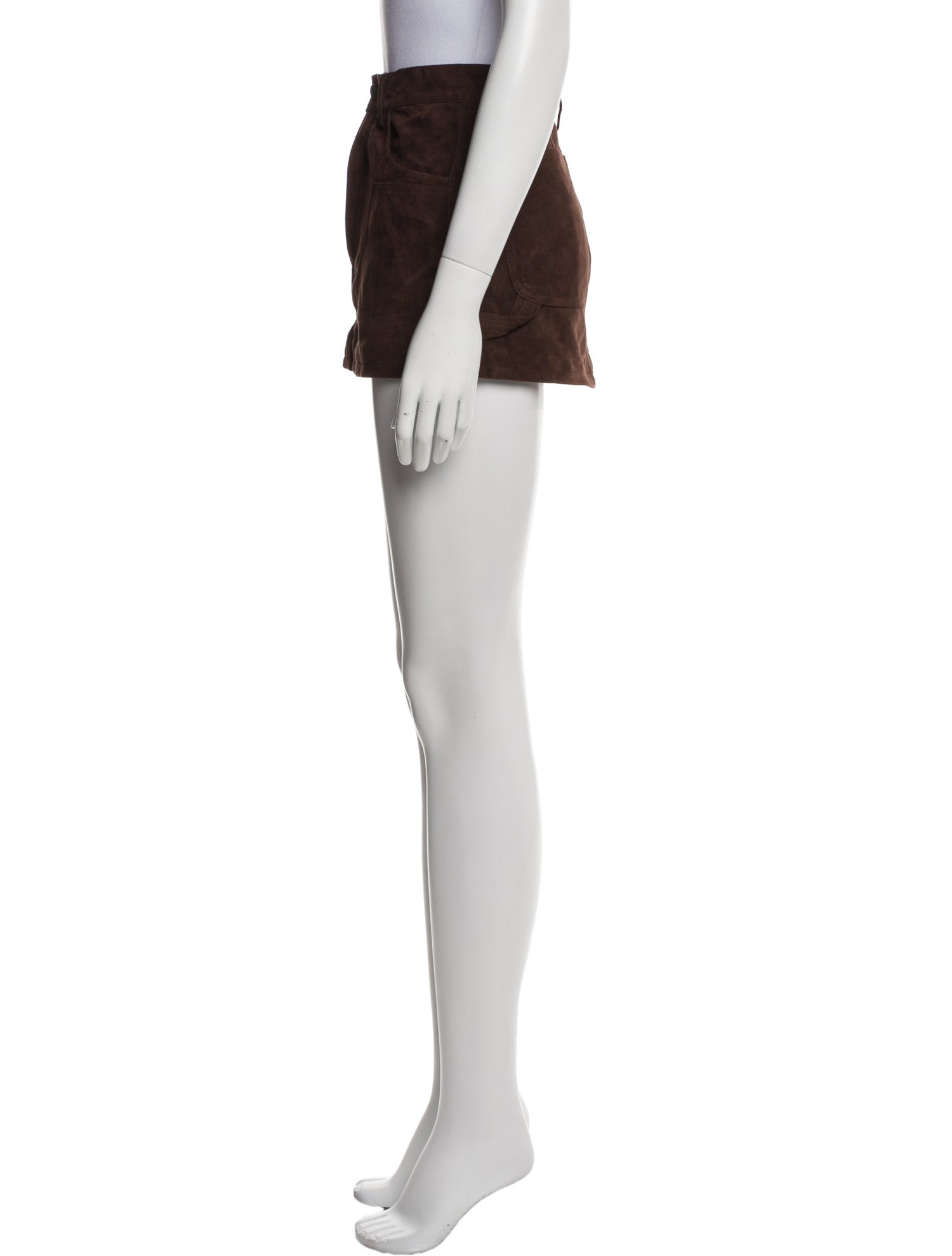 Renggli Lamb Leather Mini Skirt