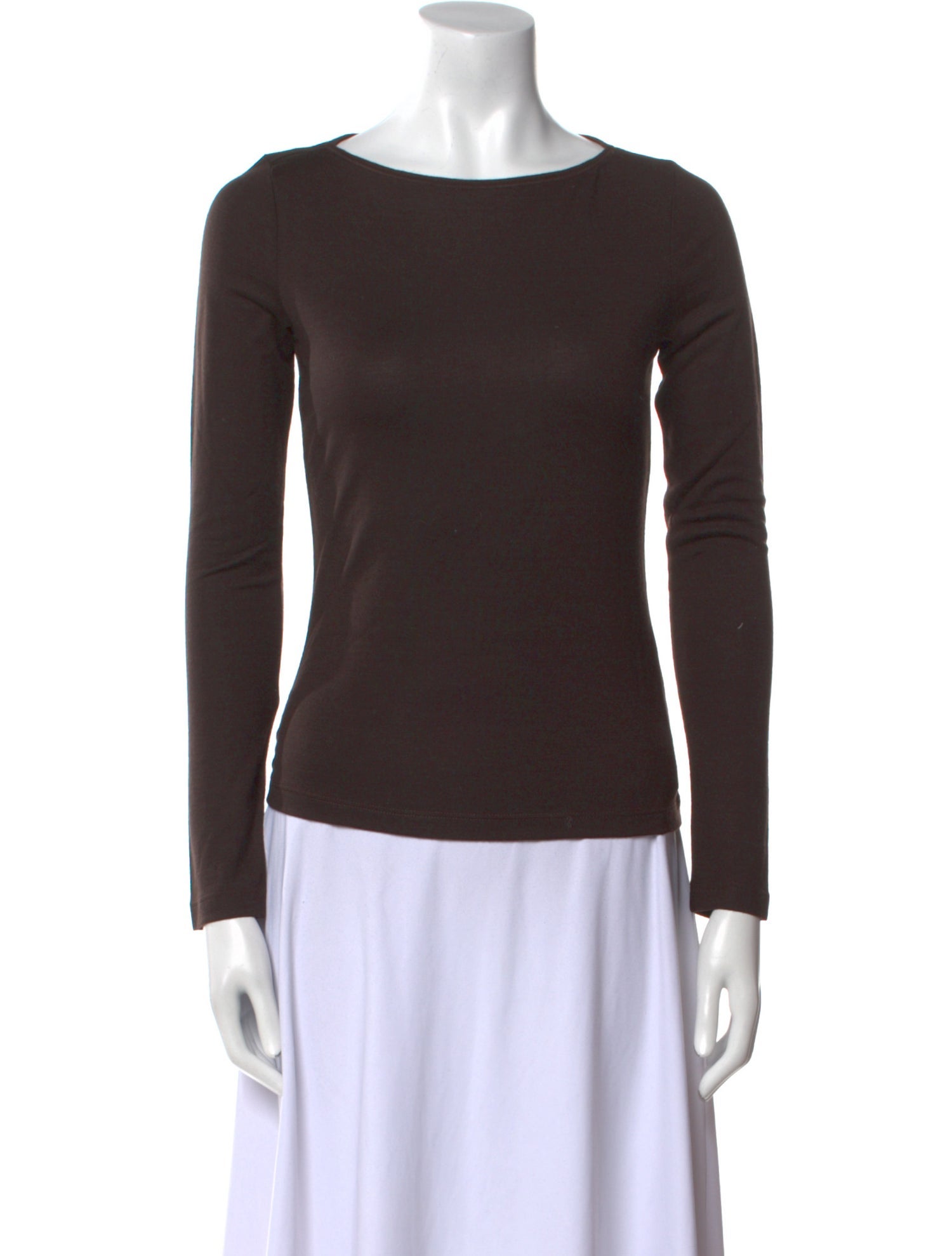 Renggli Wool Bateau Neckline Top