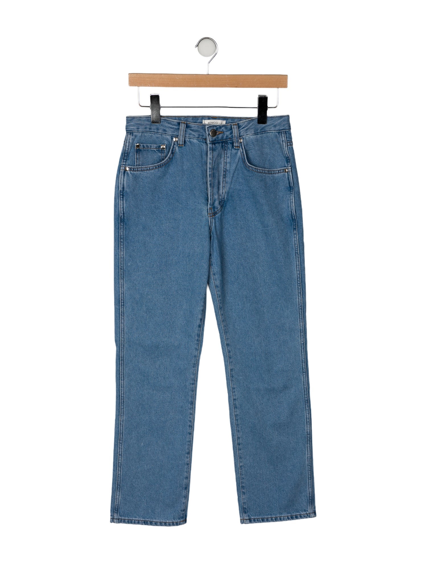 Renggli Mid-Rise Straight Leg Jeans