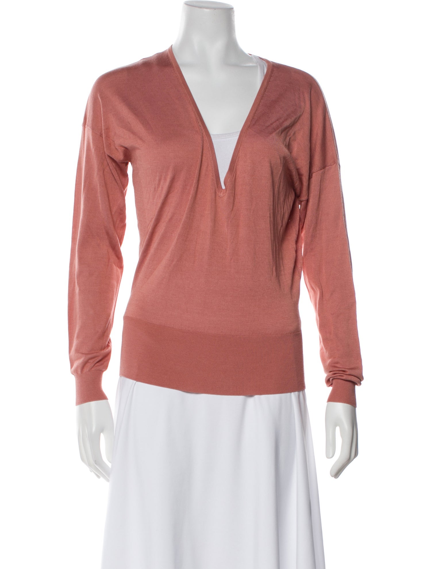 Renggli Silk V-Neck Sweater