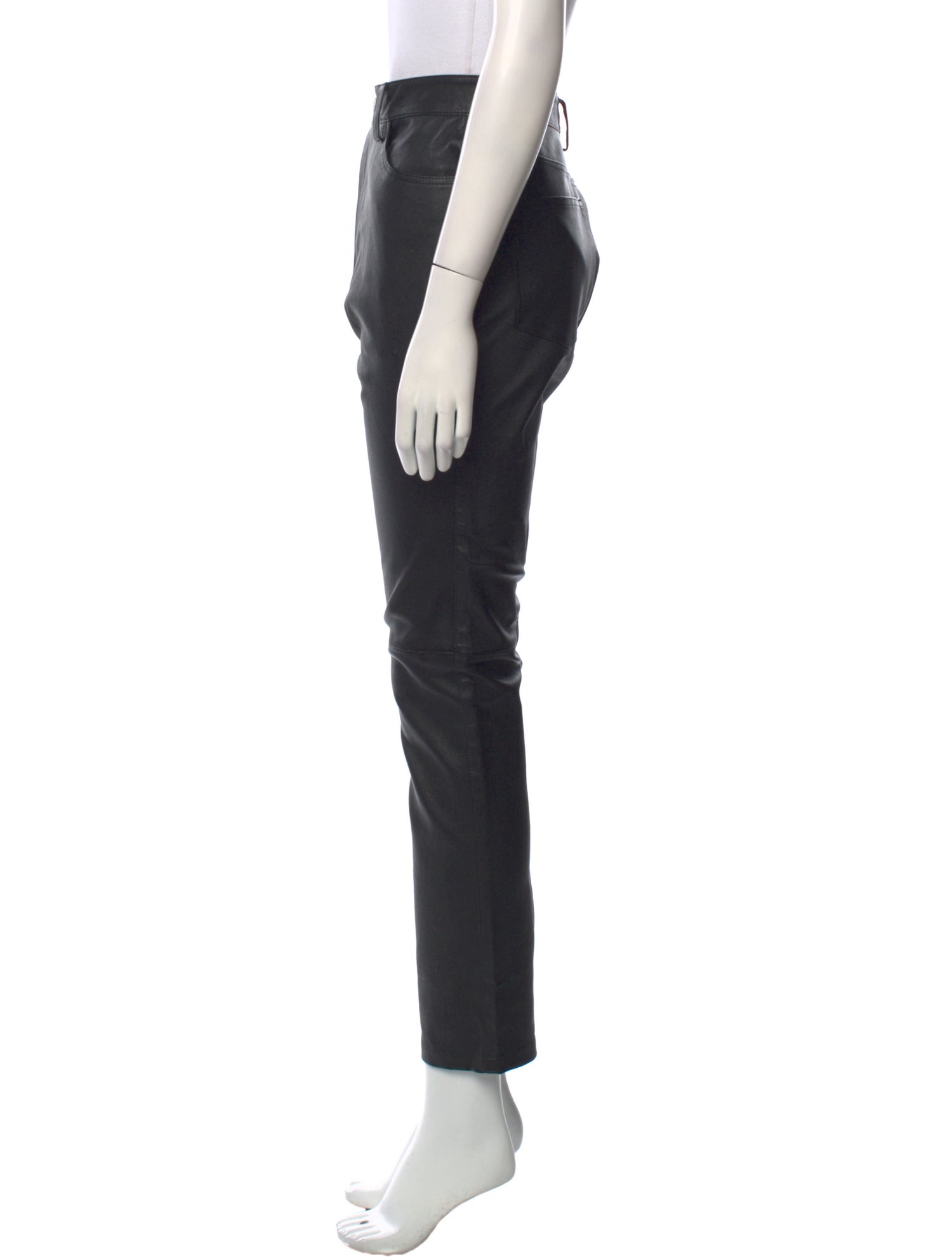 Renggli Lamb Leather Straight Leg Pants