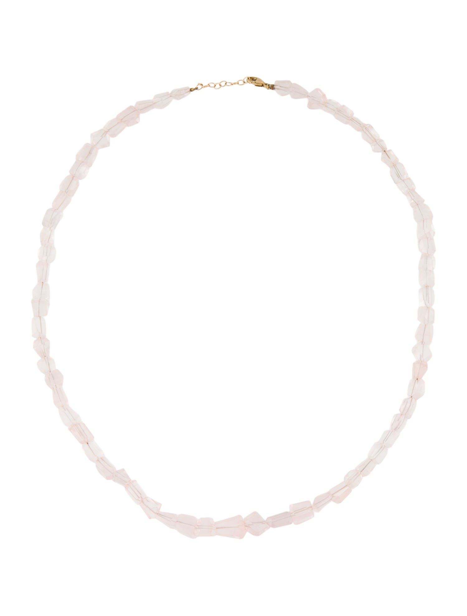 Jia Jia 14K Rose Quartz Bead Necklace